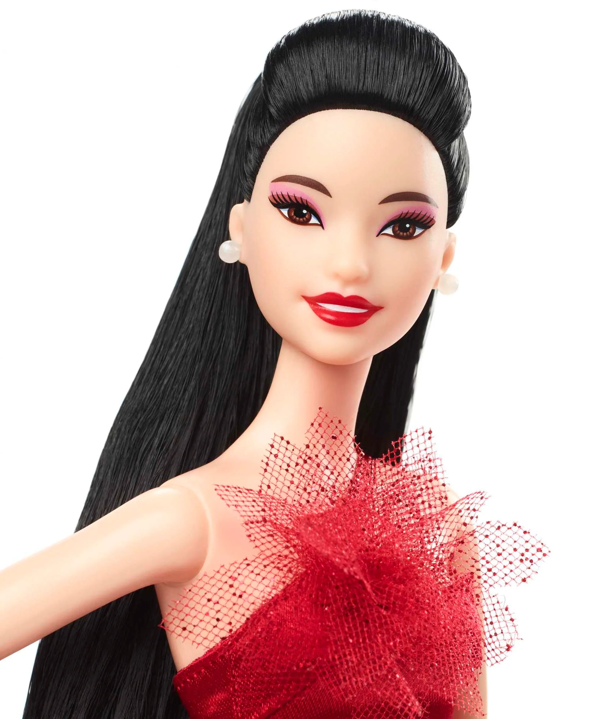 Barbie Signature 2022 Holiday Barbie Collector Doll, Black Hair - Image 3