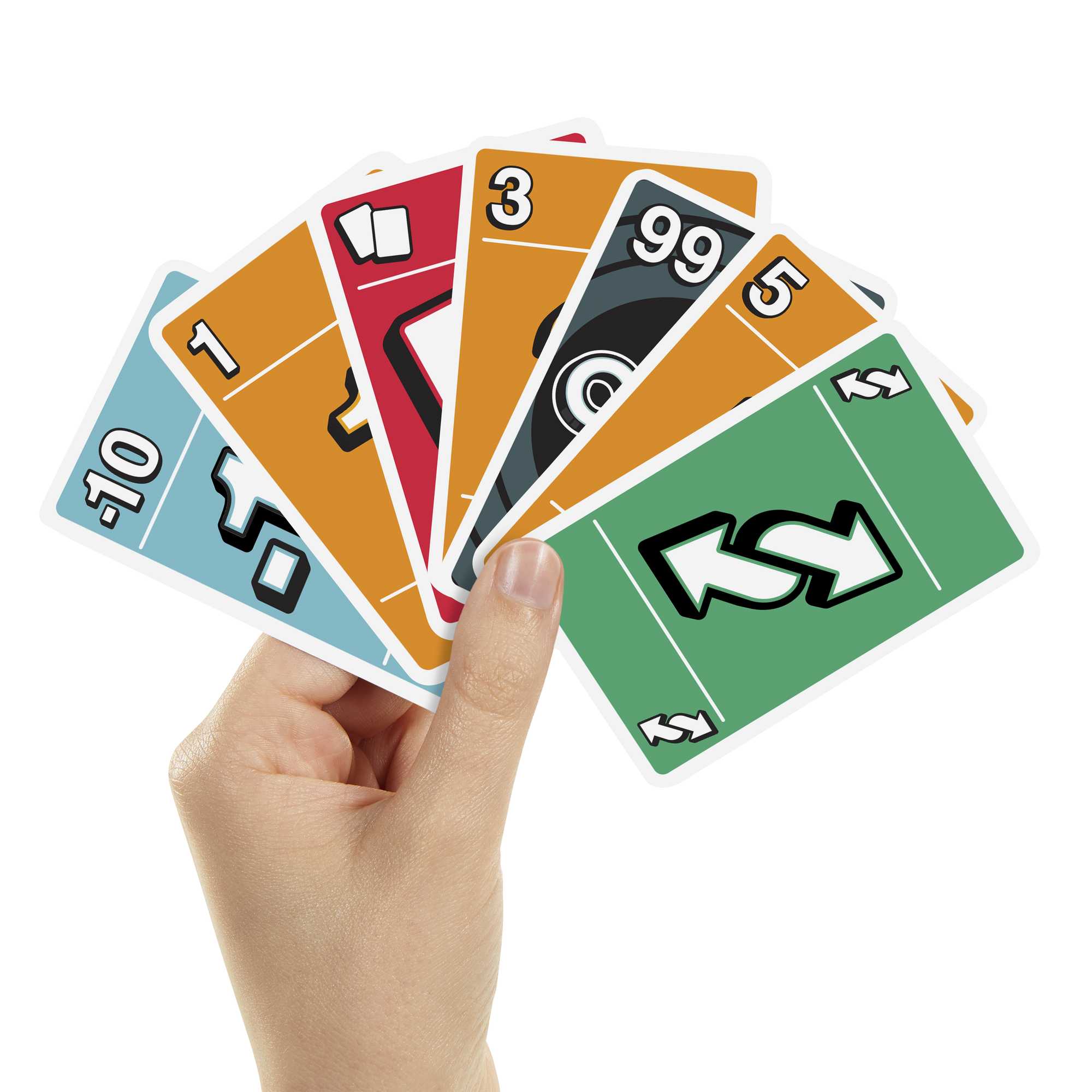 Mattel Games 3 Card Game Pack - UNO, Phase 10, Ono 99 in Storage Tin Box - Image 2