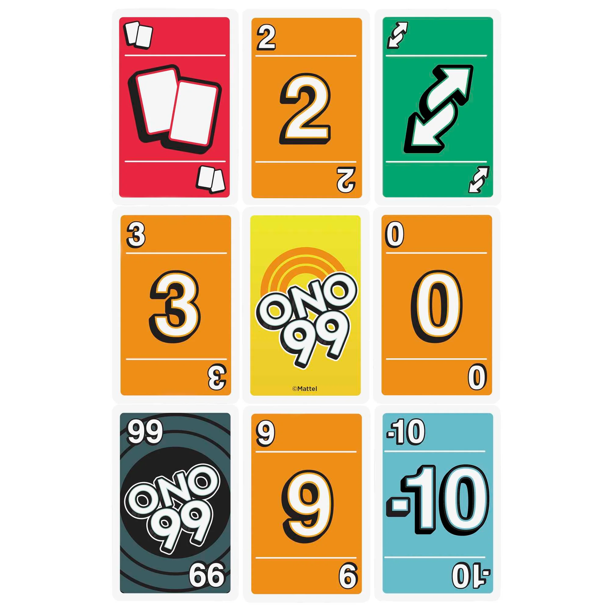 Mattel Games 3 Card Game Pack - UNO, Phase 10, Ono 99 in Storage Tin Box - Image 4