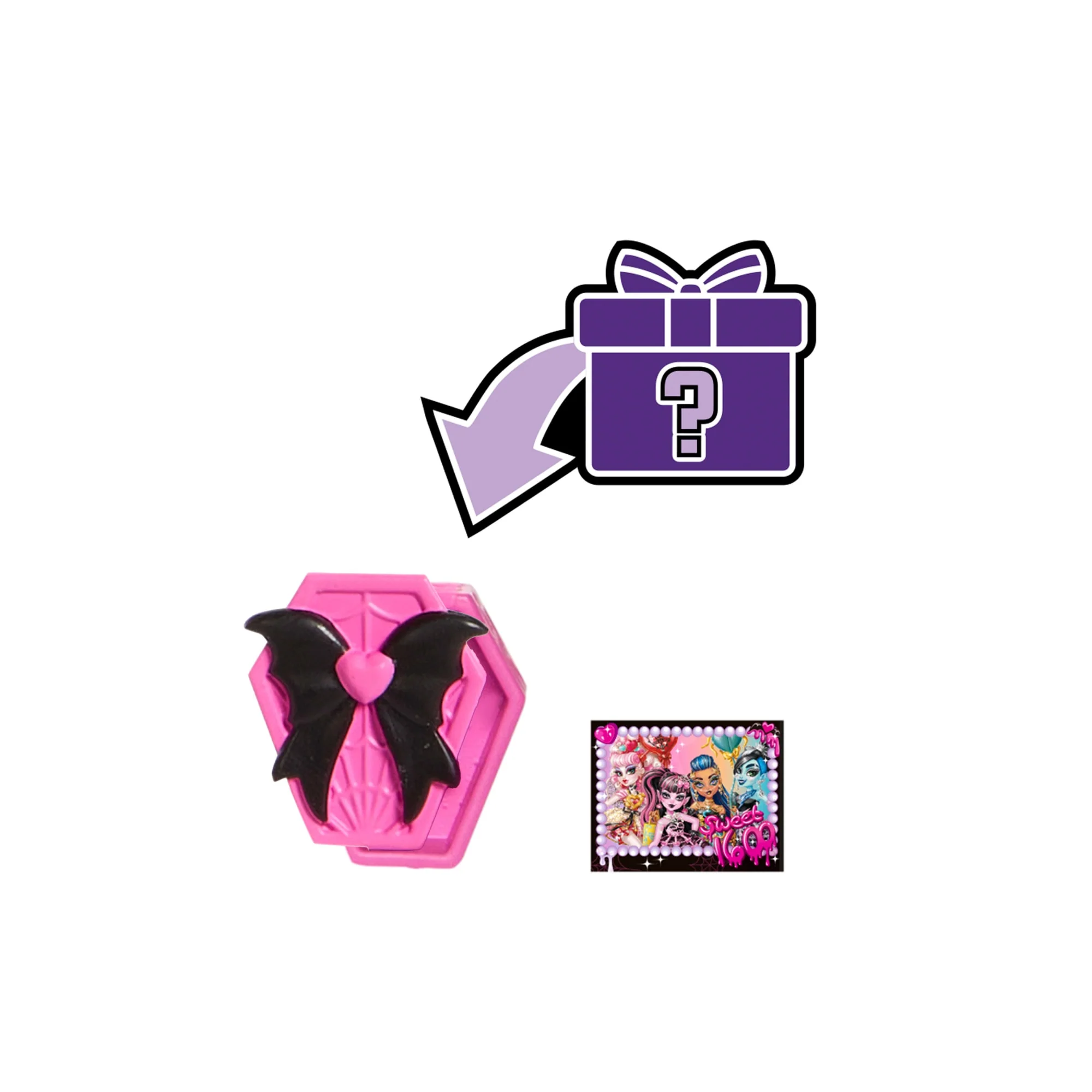 Poupées Monster High Anniversaire Sang-Sationnel Dans des Robes de Fête Avec des Accessoires Comme des Ballons et des Cadeaux - Image 8