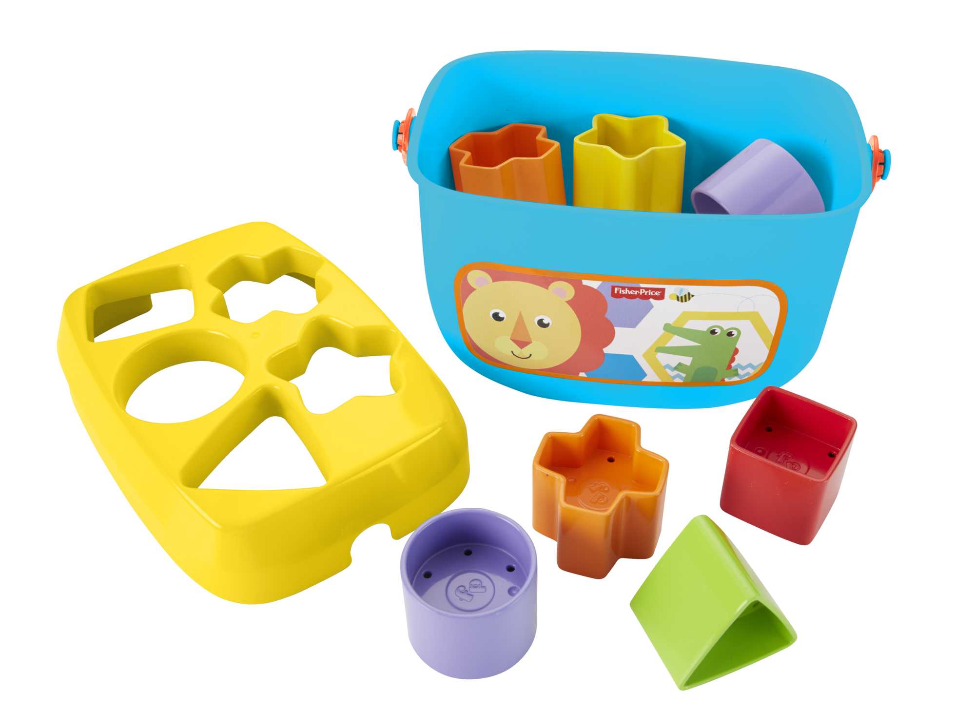 Fisher-Price Baby's First Blocks Shape-Sorting Toy, Set Of 10, For Infants 6+ Months - Image 4