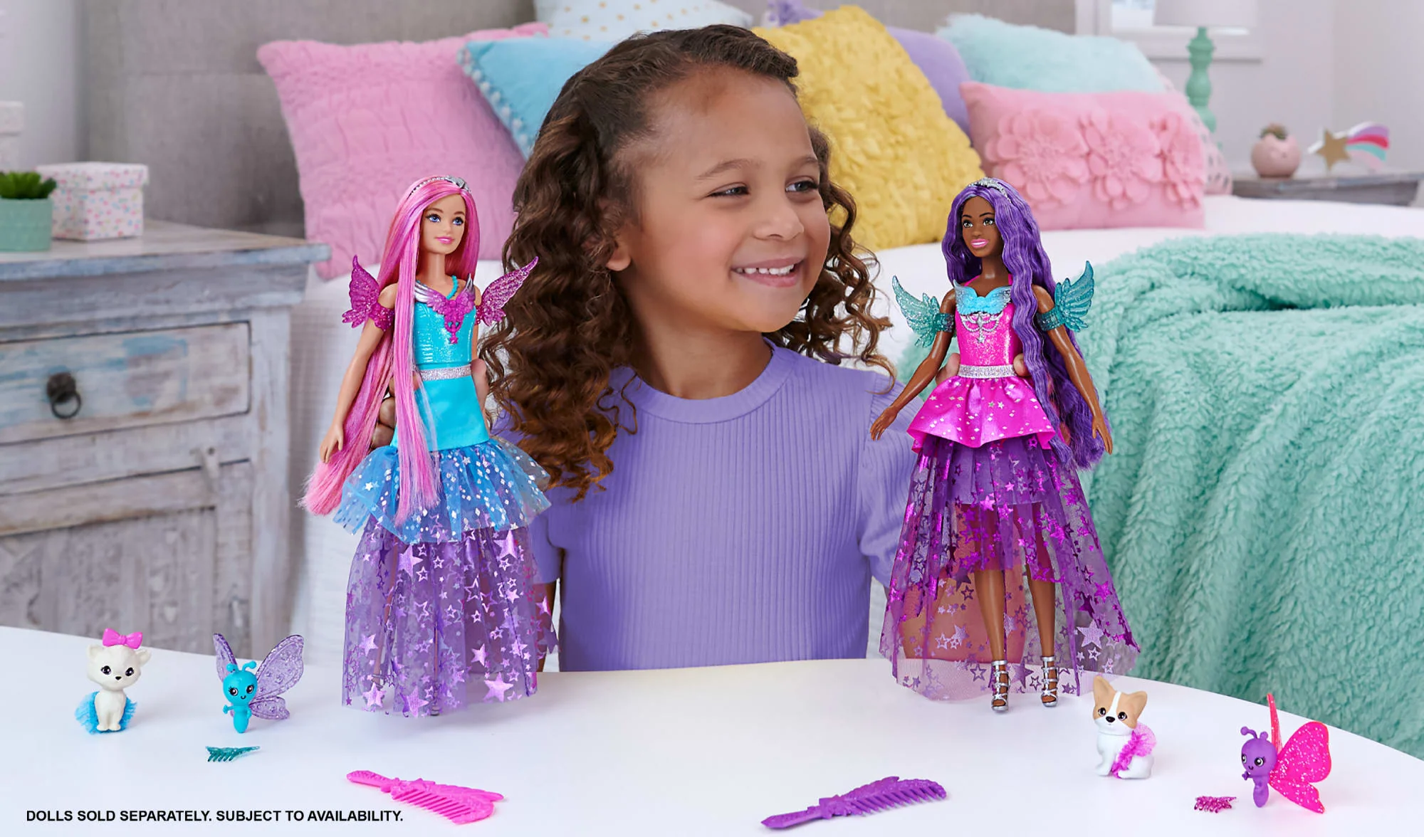 Barbie Doll With 2 Fantasy Pets, Barbie “Brooklyn” From Barbie A Touch Of Magic - Image 2