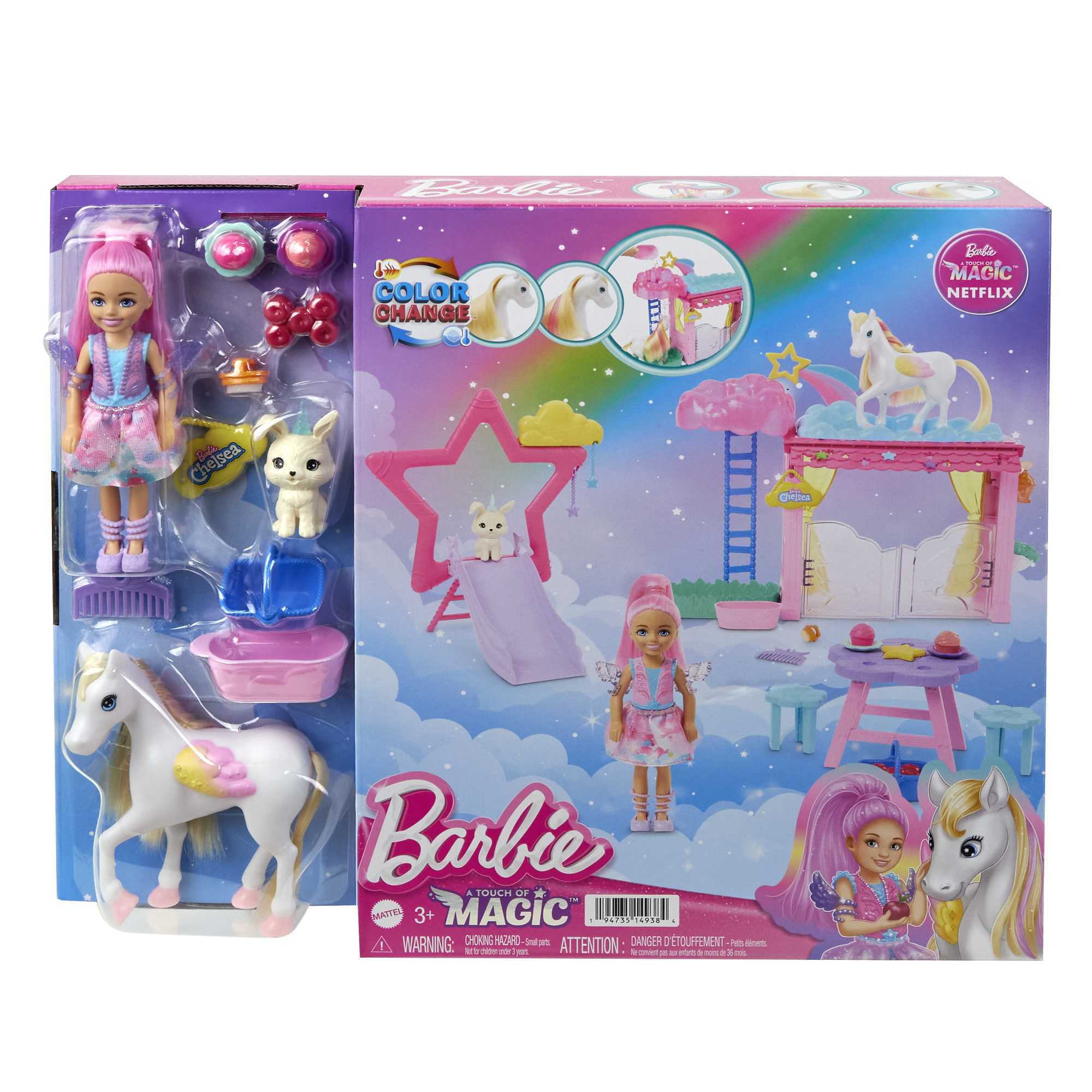 Barbie A Touch Of Magic Chelsea Doll Playset With Baby Pegasus, Winged Horse Toys - Image 6