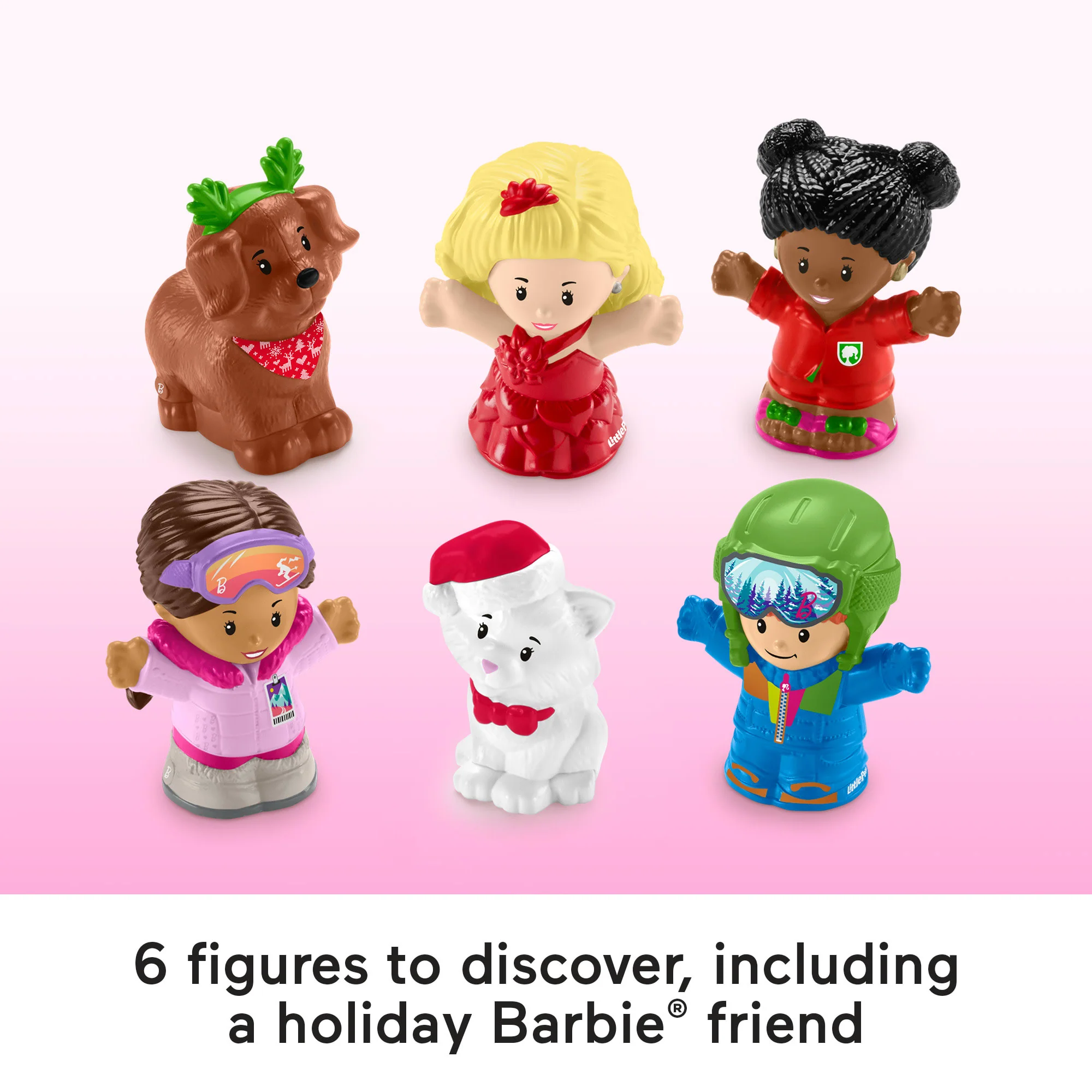 Fisher-Price Little People Barbie Advent Calendar Playset, Christmas Gift For Toddlers, 24 Toys - Image 5