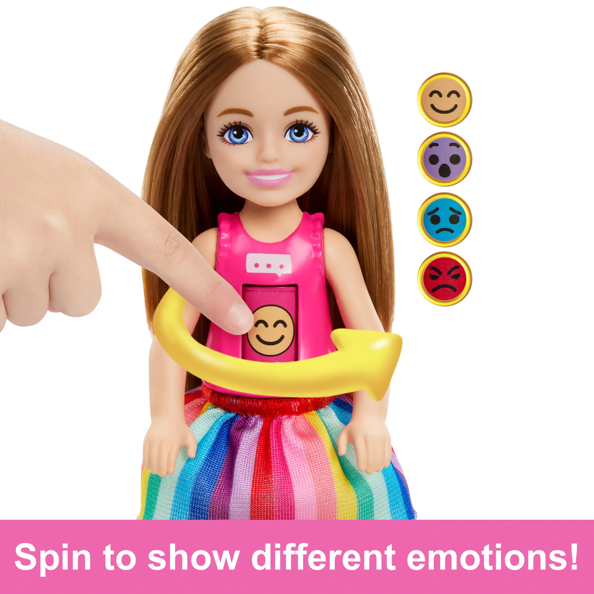 Barbie Art Therapy Playset With 2 Dolls, Pet & Accessories, Shirt On Small Doll Rotates Emoji - Image 2