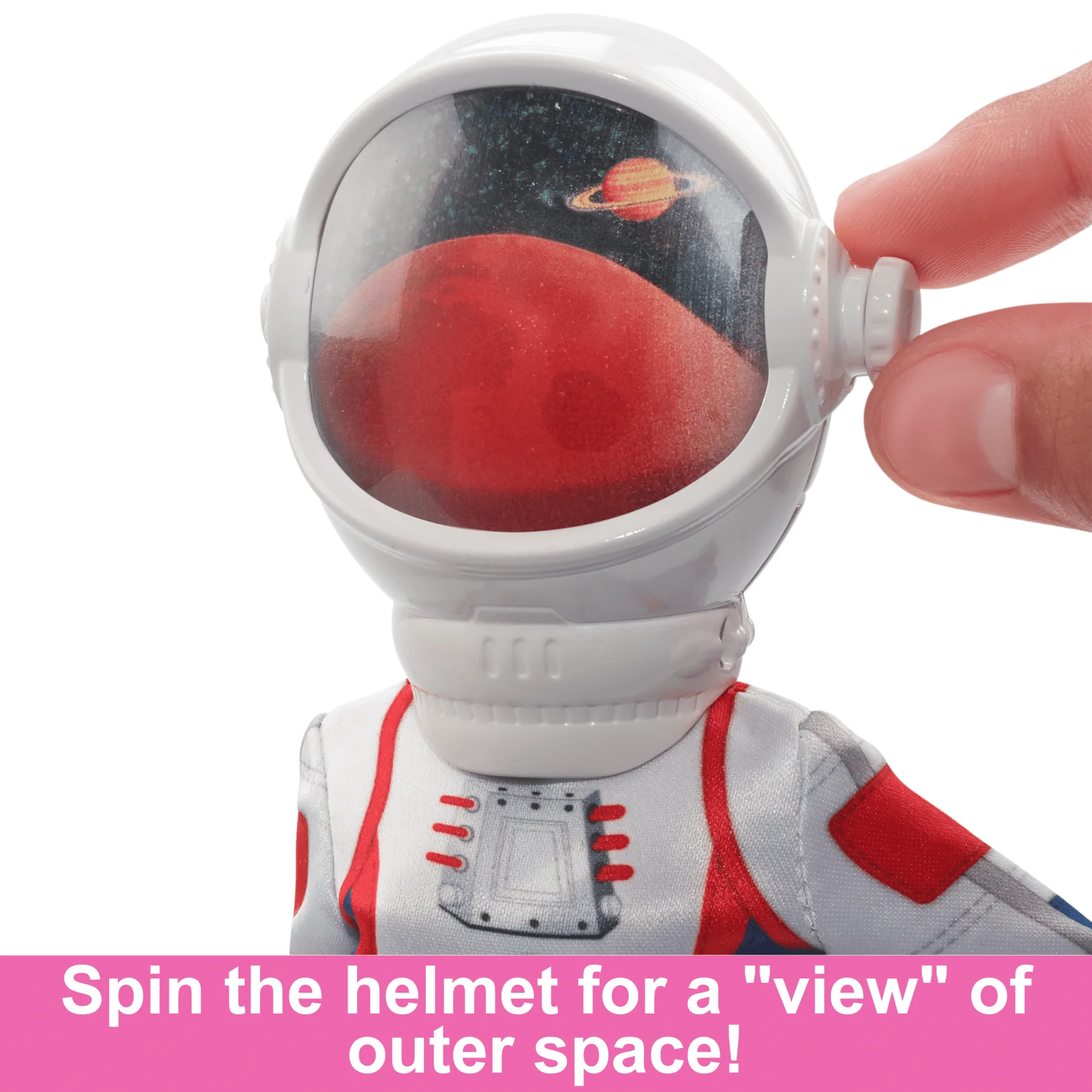 Barbie 65th Anniversary Careers Astronaut Doll & 10 Accessories Including Rolling Rover & Space Helmet - Image 5