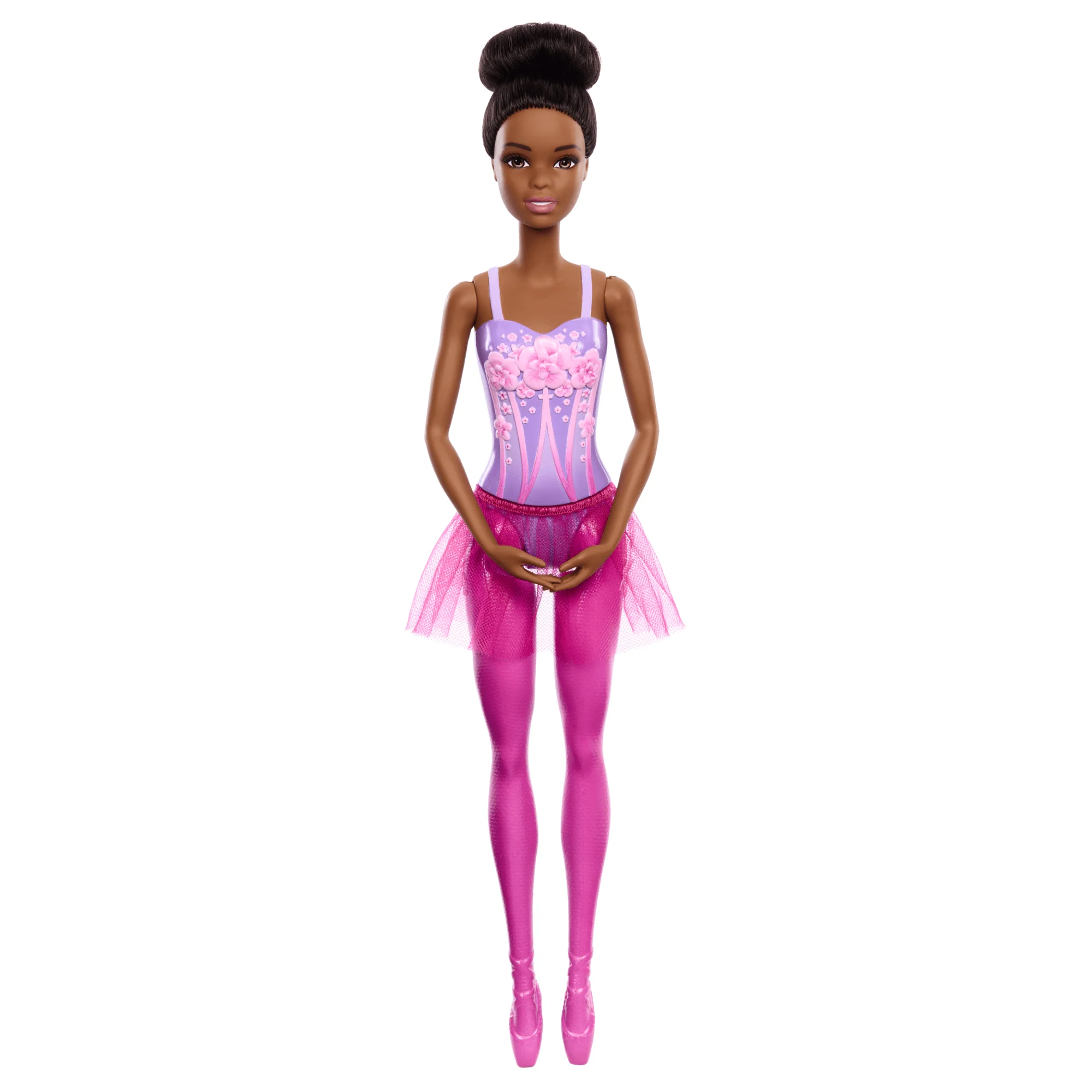 Barbie Ballerina Doll, Brunette Fashion Doll Wearing Purple Removable Tutu - Image 5