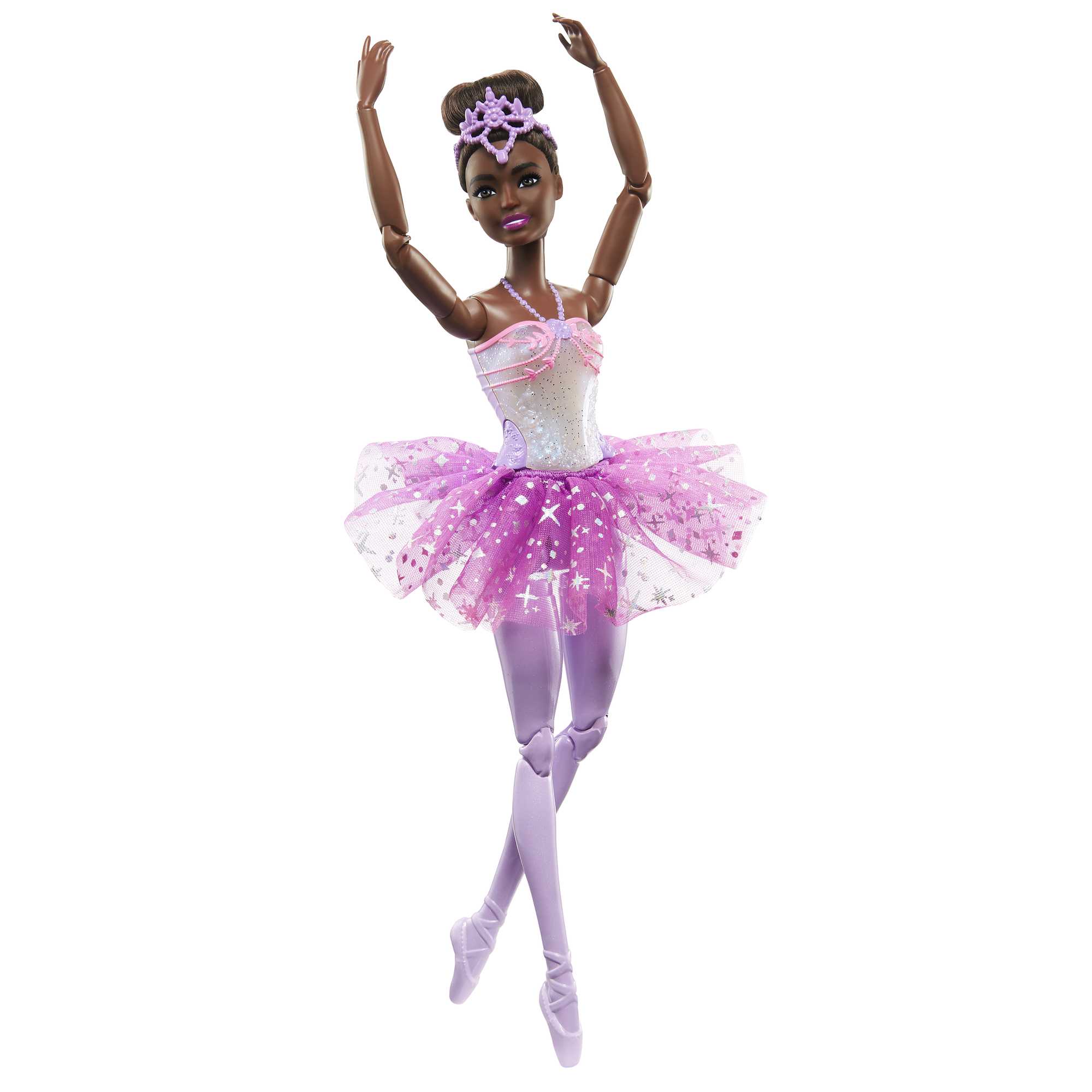 Barbie®-Ballerine Lumières Scintillantes-Poupée Cheveux Noirs - Image 5