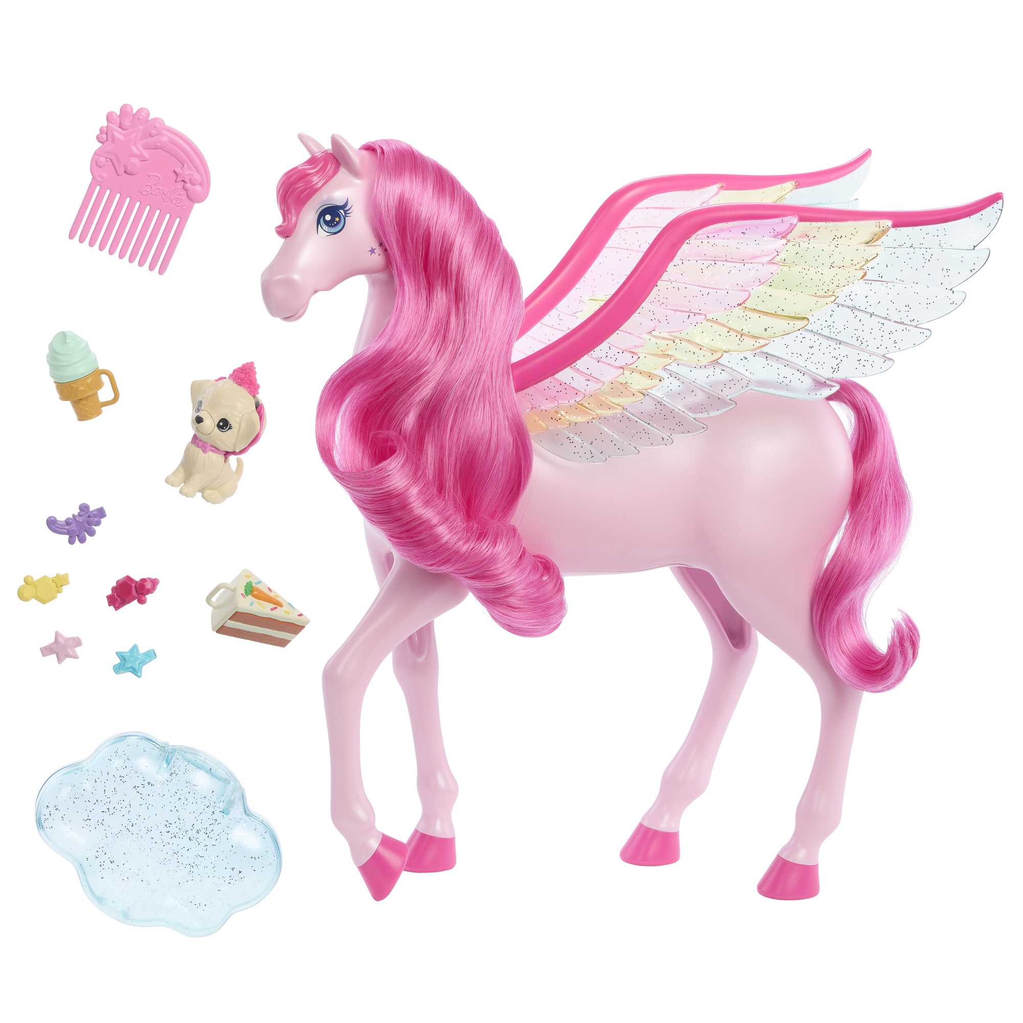 Barbie Barbie: A Touch Of Magic Pégase Rose, Chiot, Jouets - Image 3