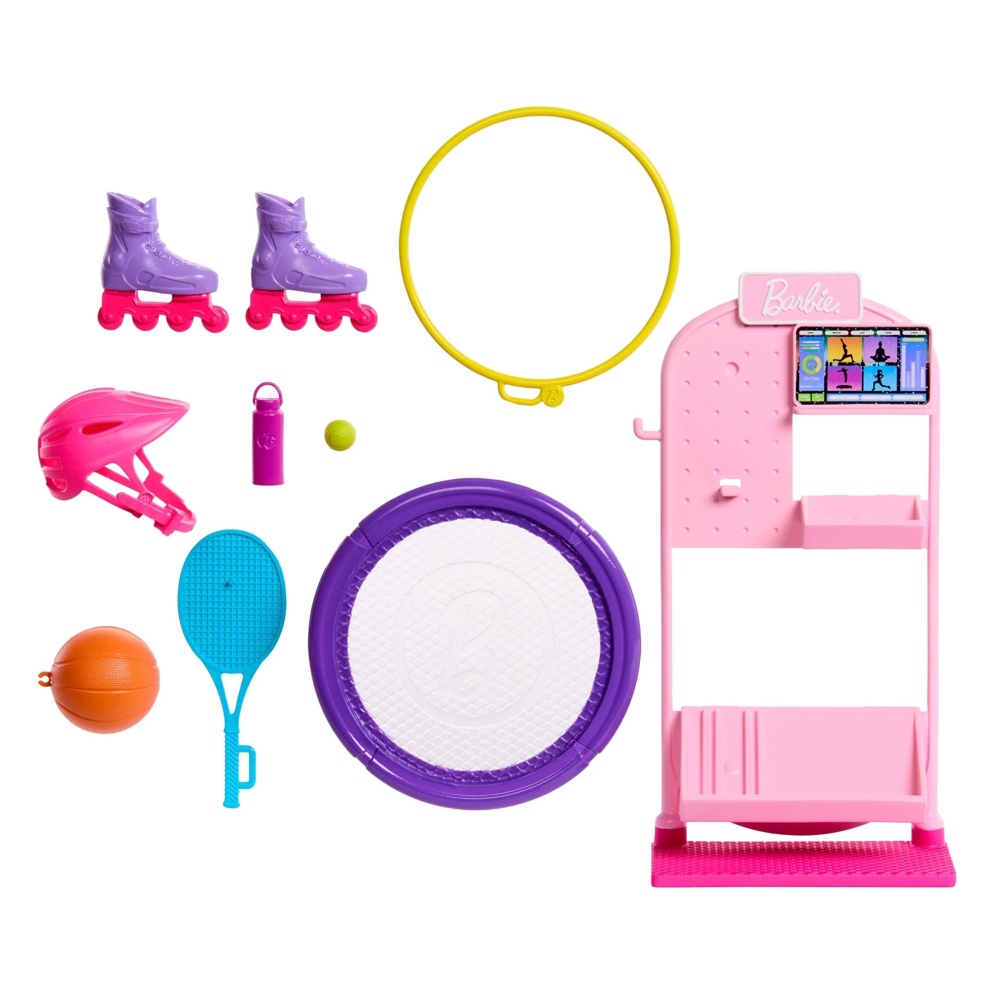 Barbie World  Coffret de Jeu  Support D’Équipements de Sport, 9Acc. - Image 5