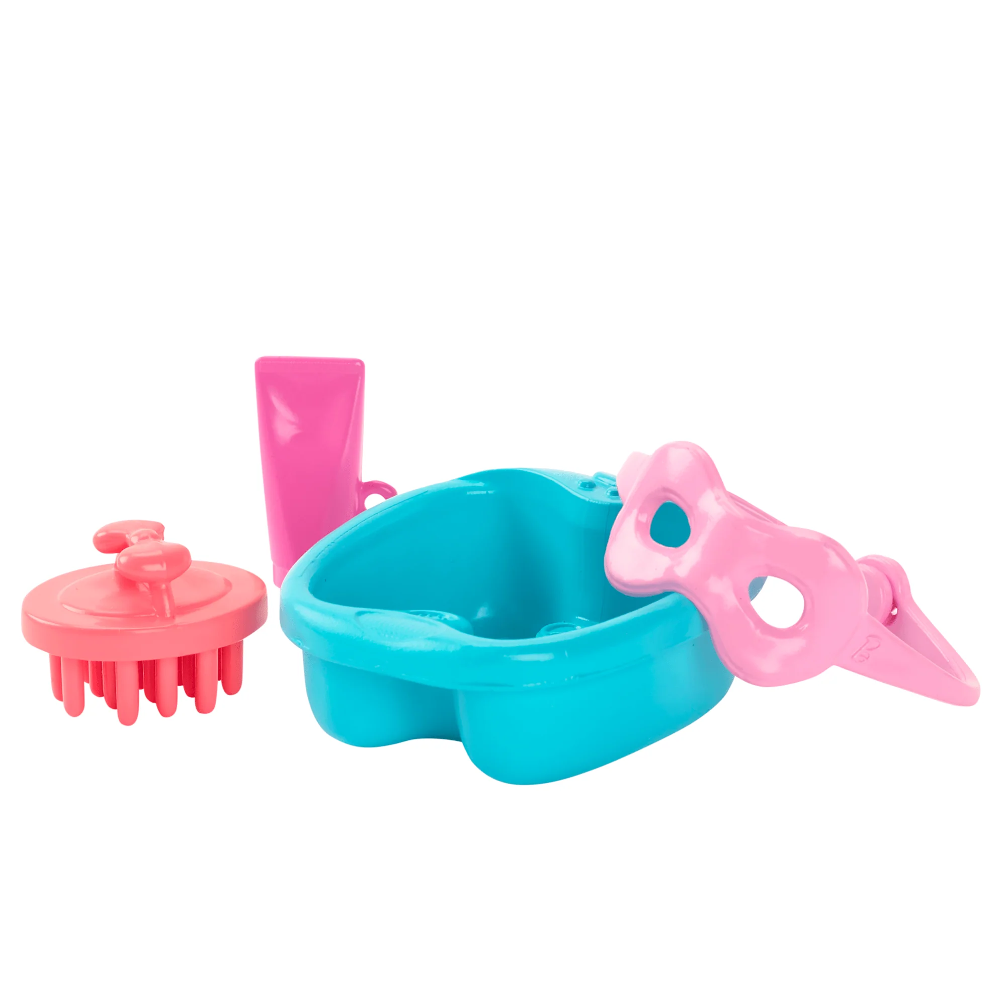 Barbie World Bathtime Toy Playset With 19 Dollhouse Accessories including Bathtub, Toilet, & Vanity - Image 4