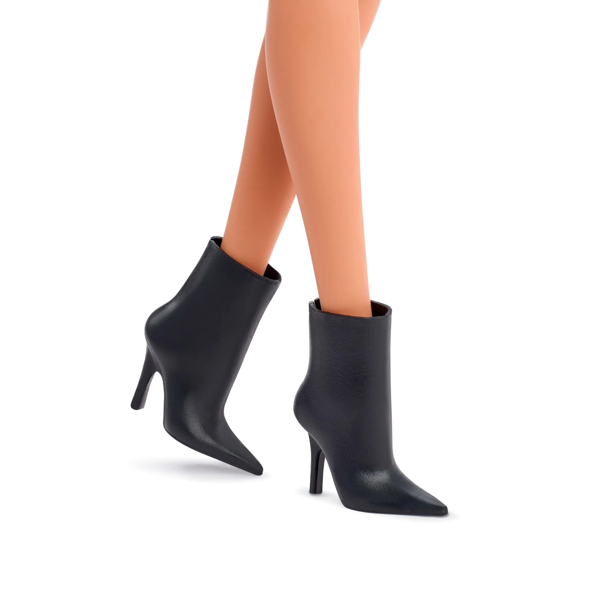 Barbie Basics Collectible Doll, Model 01 With Brunette Hair in Black Dress & Pointed Booties - Image 5