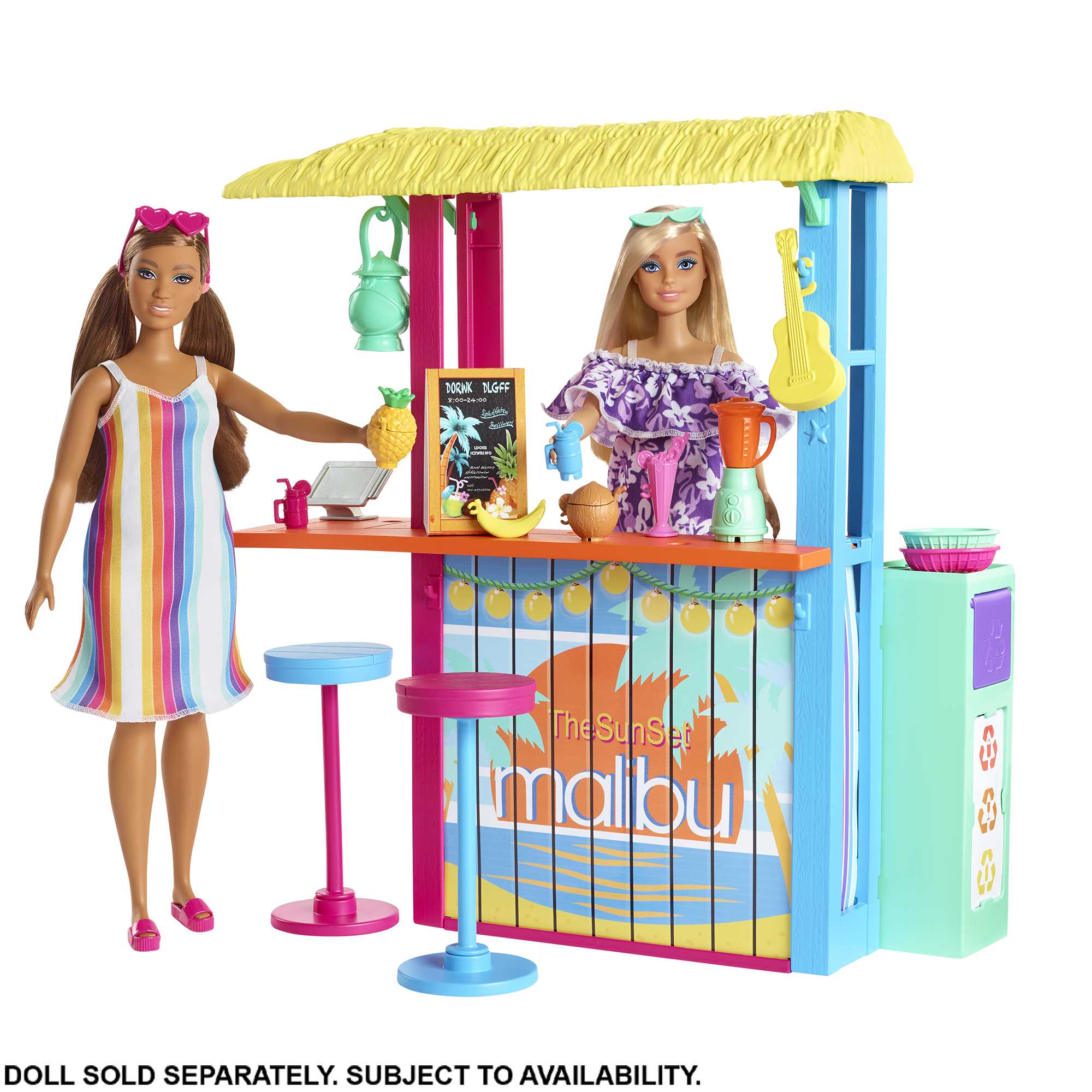 Barbie Loves The Ocean Beach Shack Playset, Made From Recycled Plastics - Image 3