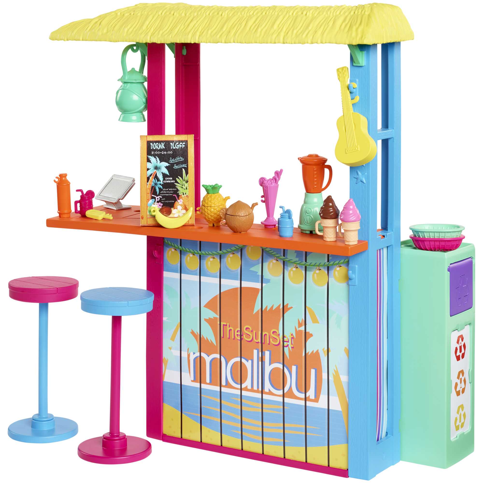 Barbie Loves The Ocean Beach Shack Playset, Made From Recycled Plastics - Image 5