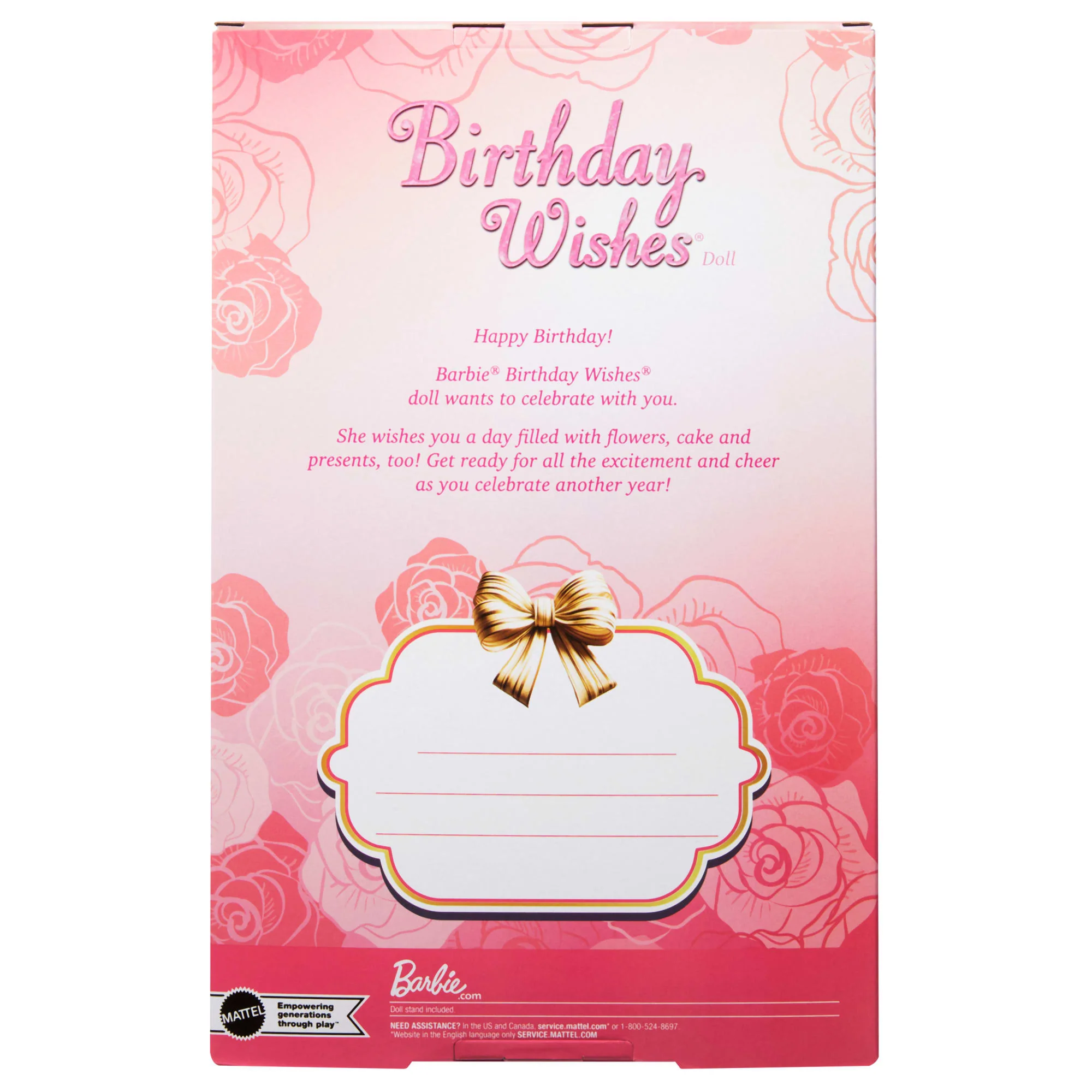 Barbie Signature Birthday Wishes Doll, Collectible Fashion Doll in Satiny, Pink Dress - Image 6