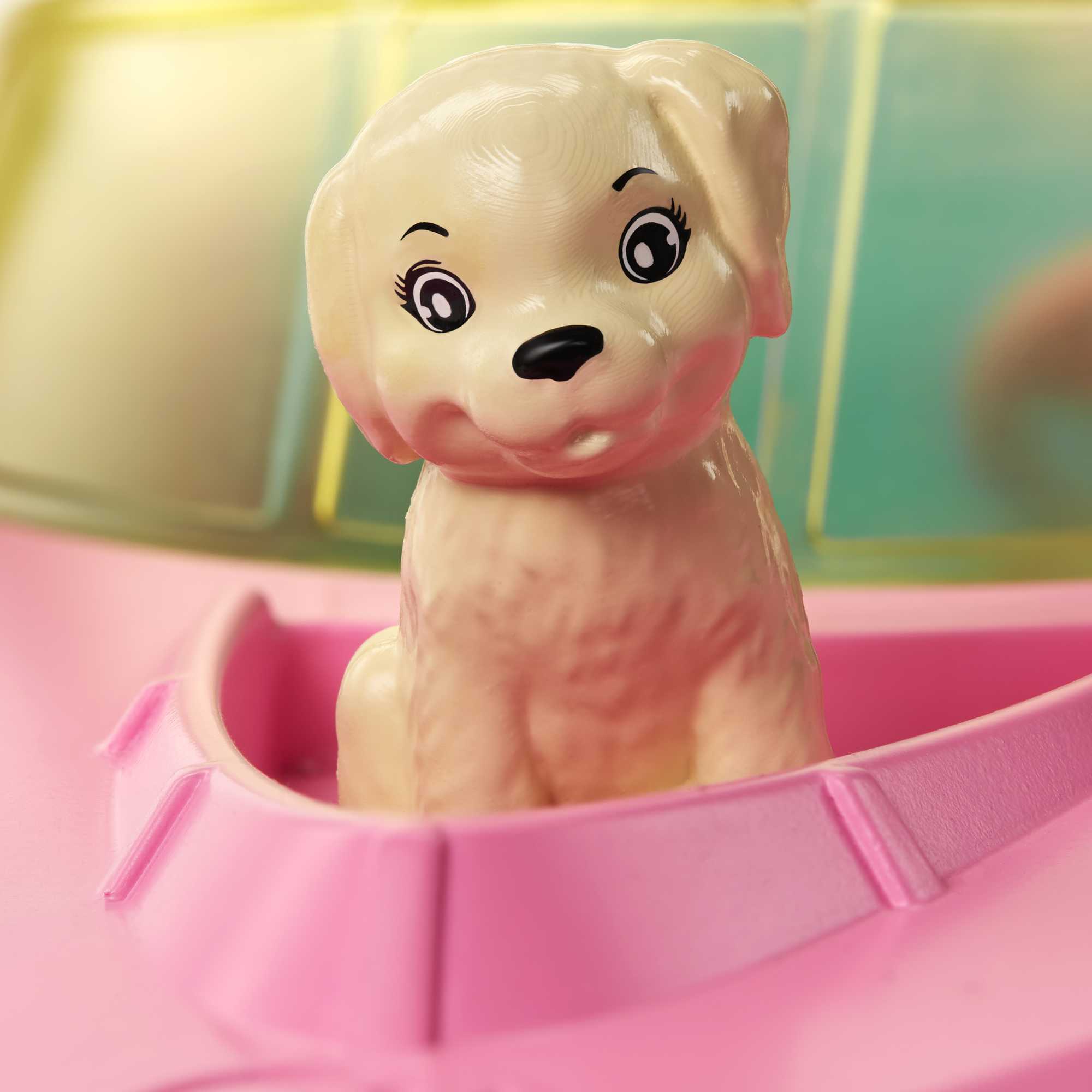 Barbie Boat With Puppy And Accessories, Fits 3 Dolls, Floats in Water, 3 To 7 Year Olds - Image 4