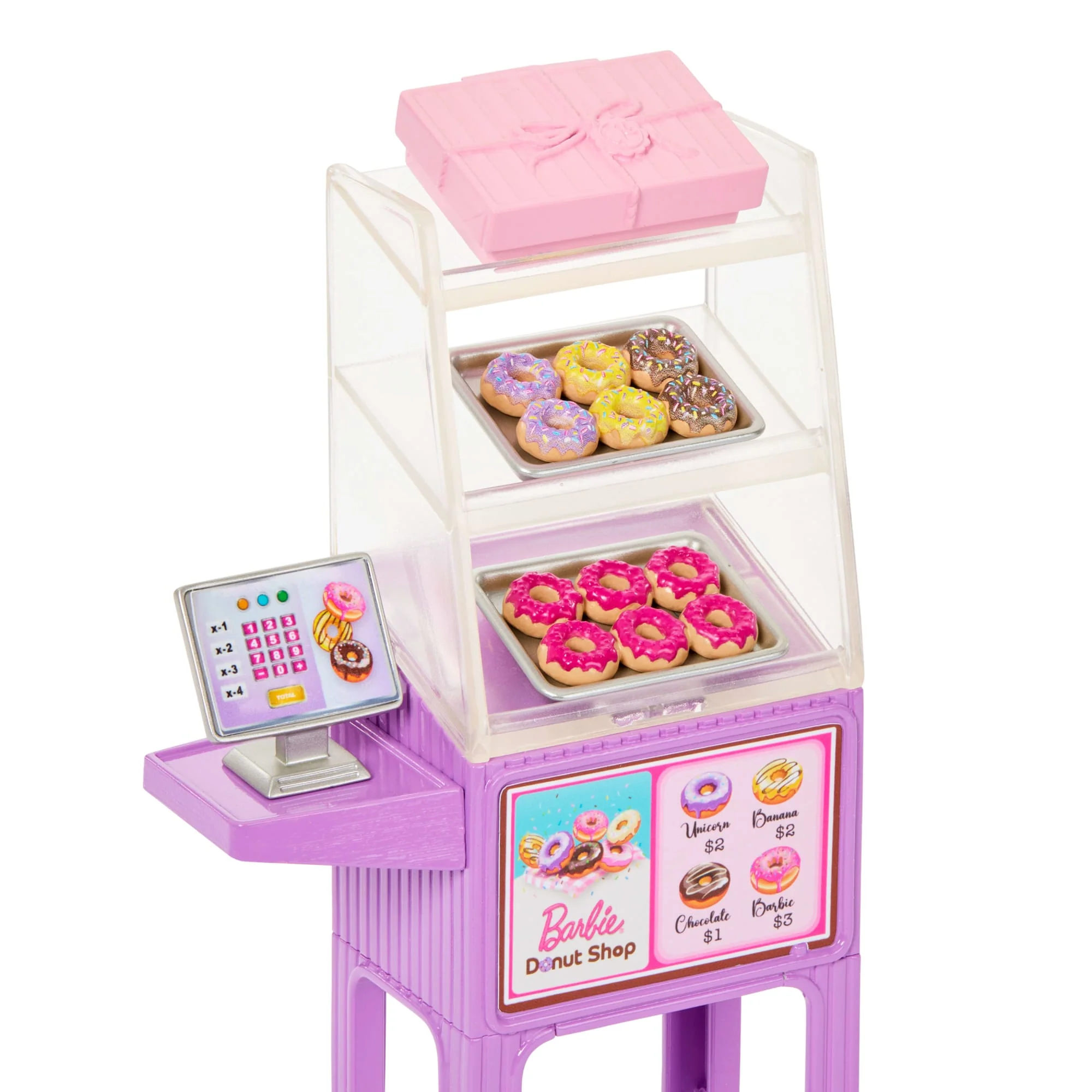 Barbie Careers Donut Shop Playset With Fashion Doll, Conveyor Belt, Accessories & Color-Change - Image 4