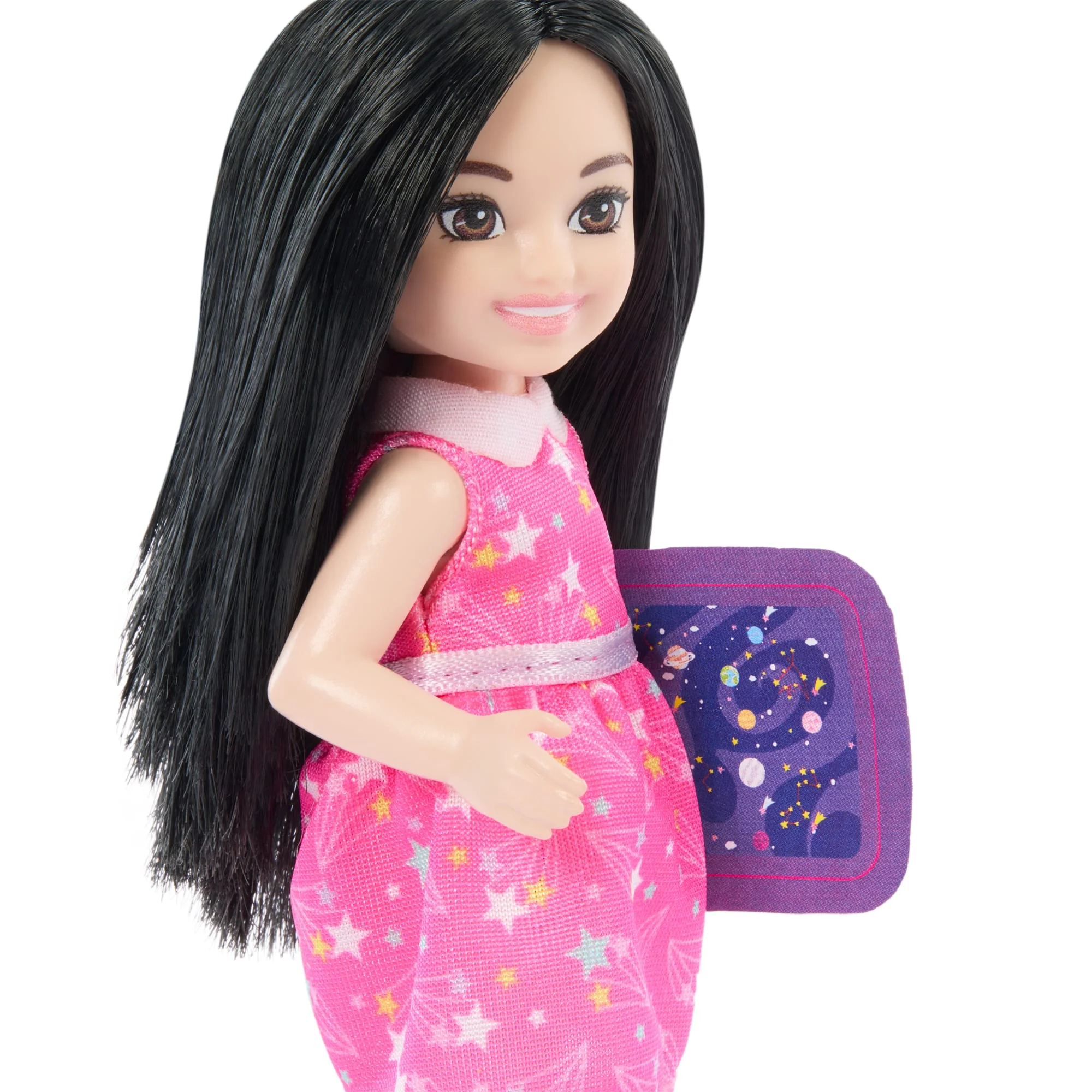 Barbie Chelsea Astronomer Doll & Accessories Set, Career-Themed Brunette Small Doll - Image 2