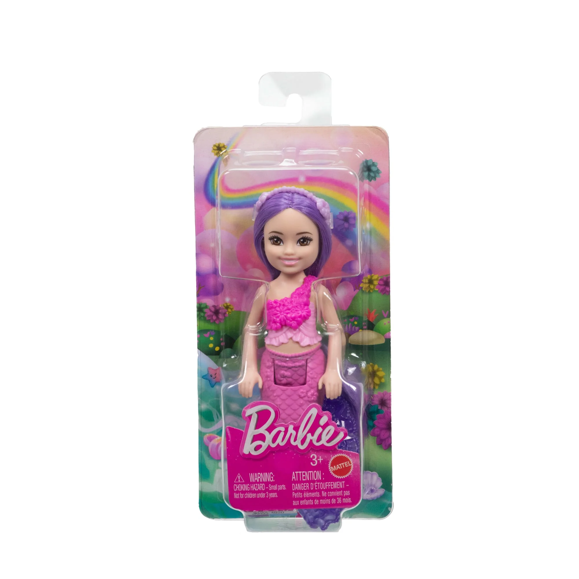 Barbie Chelsea Mermaid Small Doll With Pink Hair & Removable Hair Accessory, 6-Inch Toy - Image 6