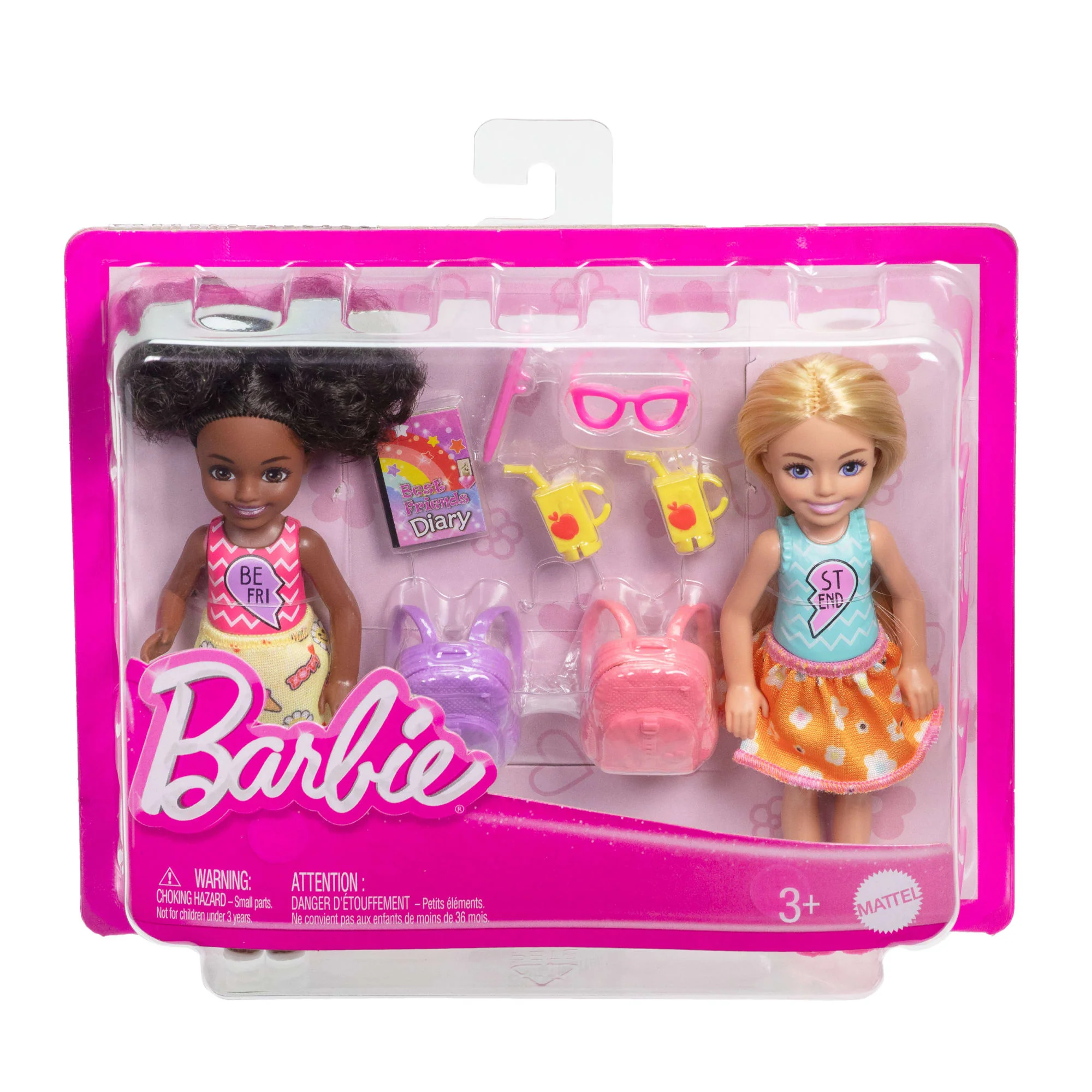 Barbie Chelsea Play Together Doll Pack, Set Of 2 Small Dolls & 7 Accessories Themed To Bffs - Image 6