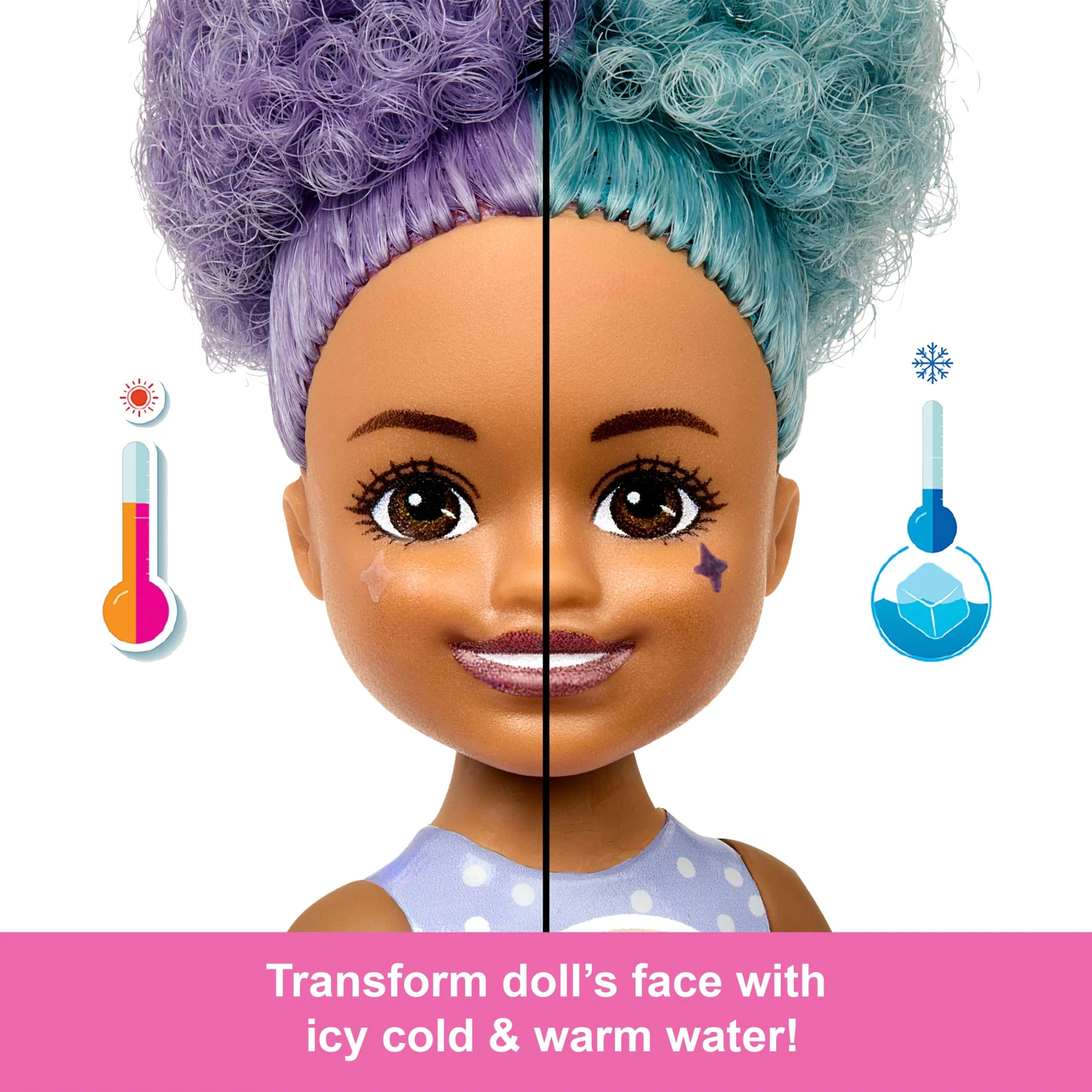Barbie Chelsea Pop Reveal Treat Series Doll With 5 Surprises Including Scent & Pet - Image 3