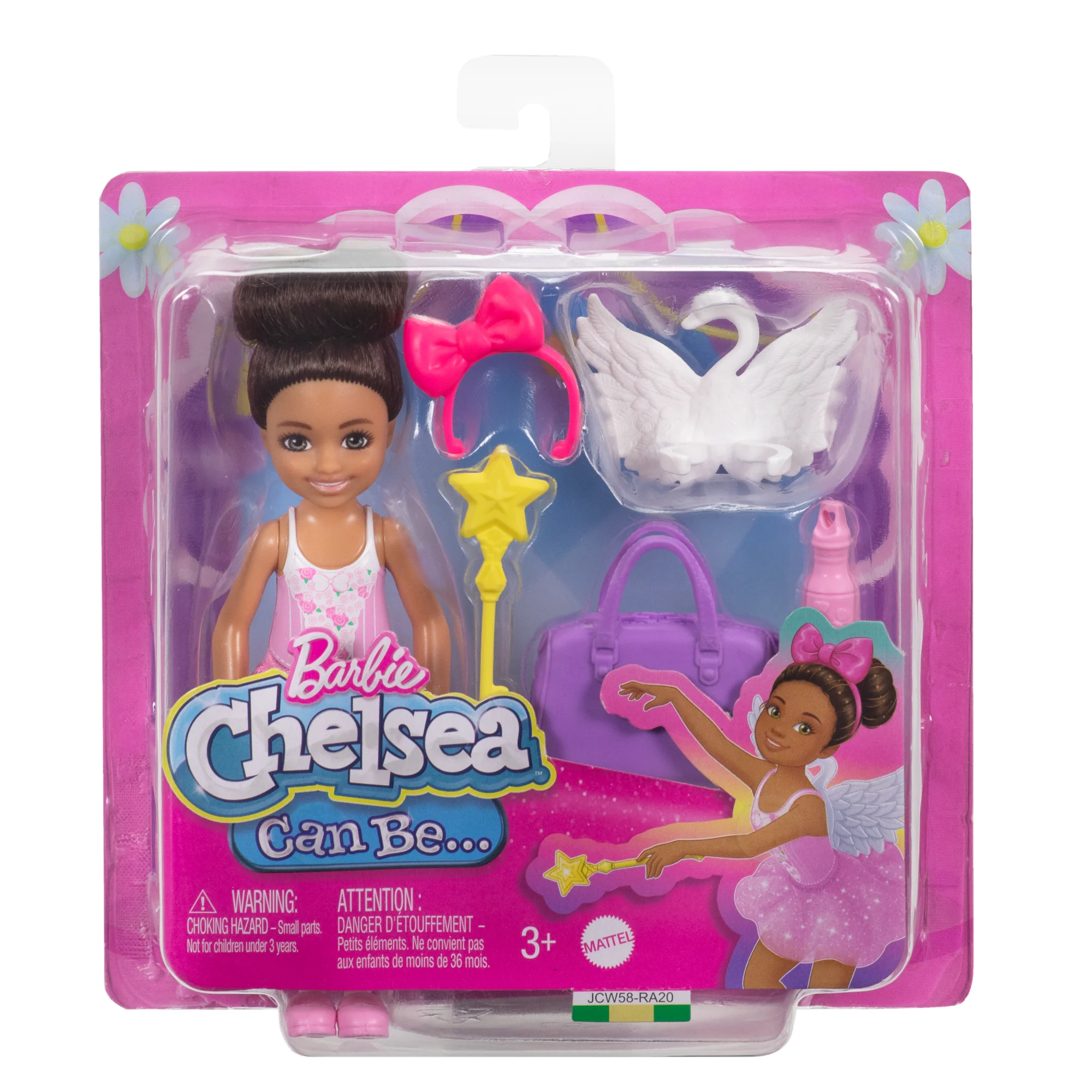Barbie  Chelsea  Poupée  Ballerine et Accessoires, Brunette - Image 6