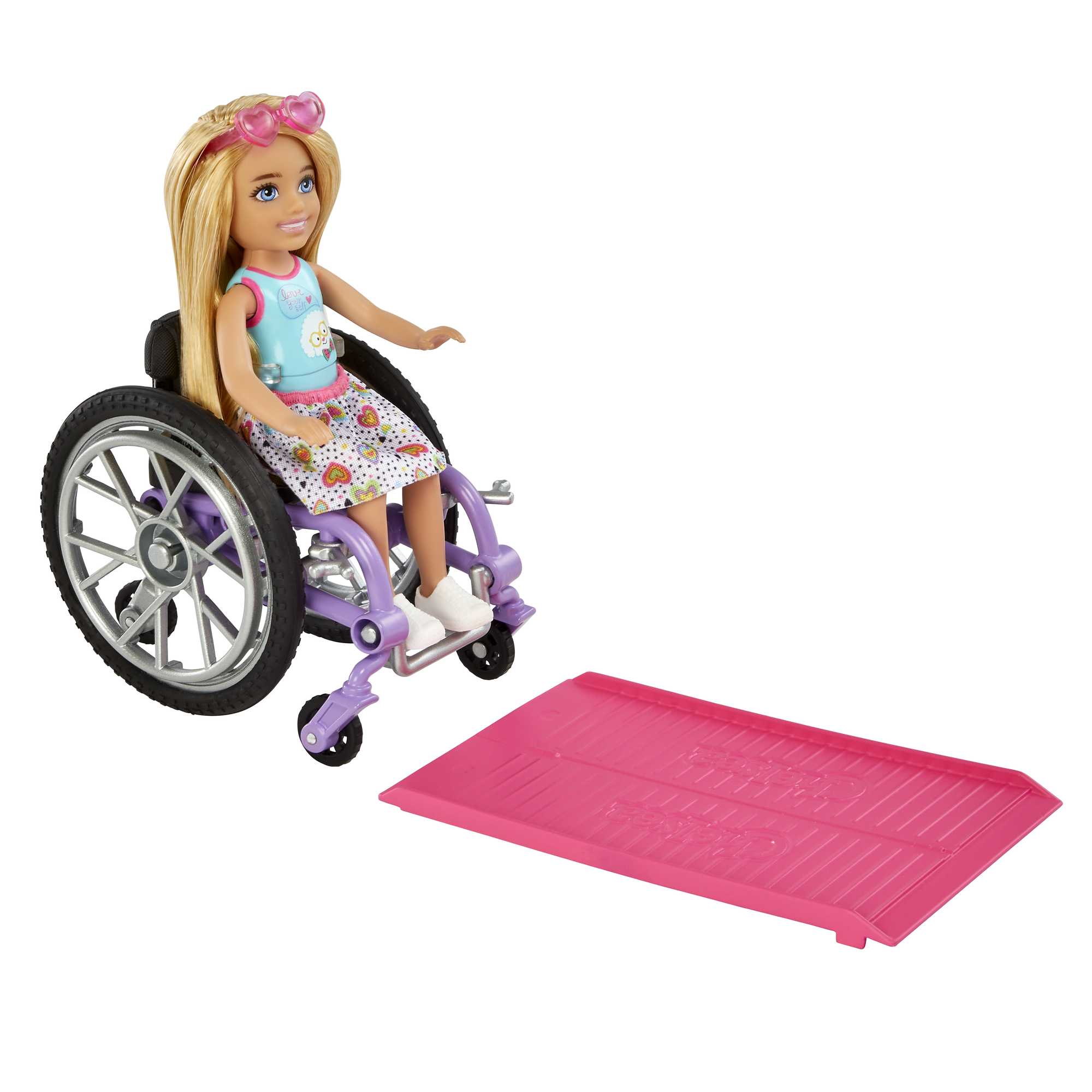 Barbie Chelsea Poupée Blonde et Fauteuil Roulant, 3+ Ans - Image 4