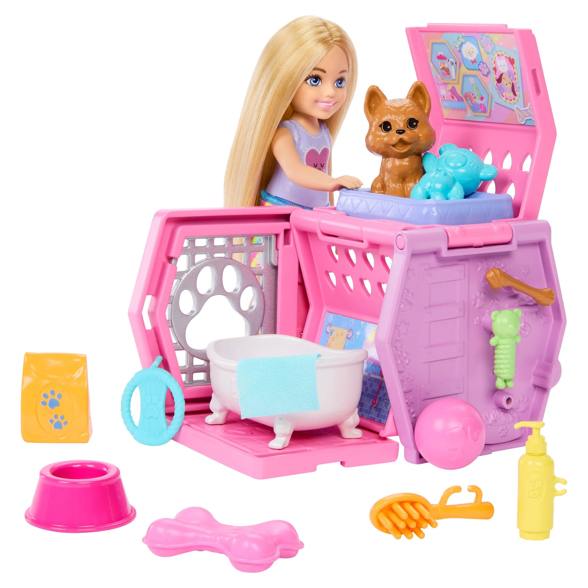 Barbie®  Chelsea™  Coffret de Jeu  Cage de Transport Pour Chiot - Image 4