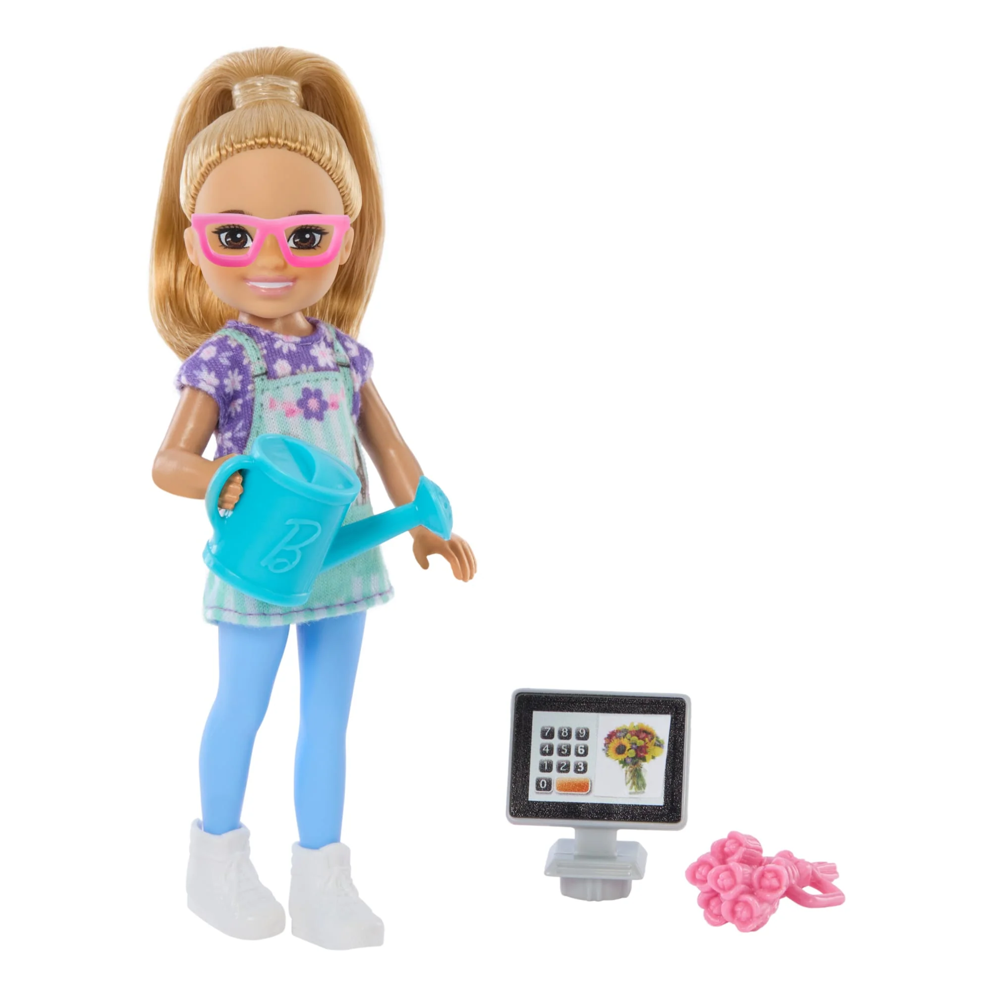 Barbie  Chelsea  Poupée Fleuriste et Accessoires, Blonde - Image 4