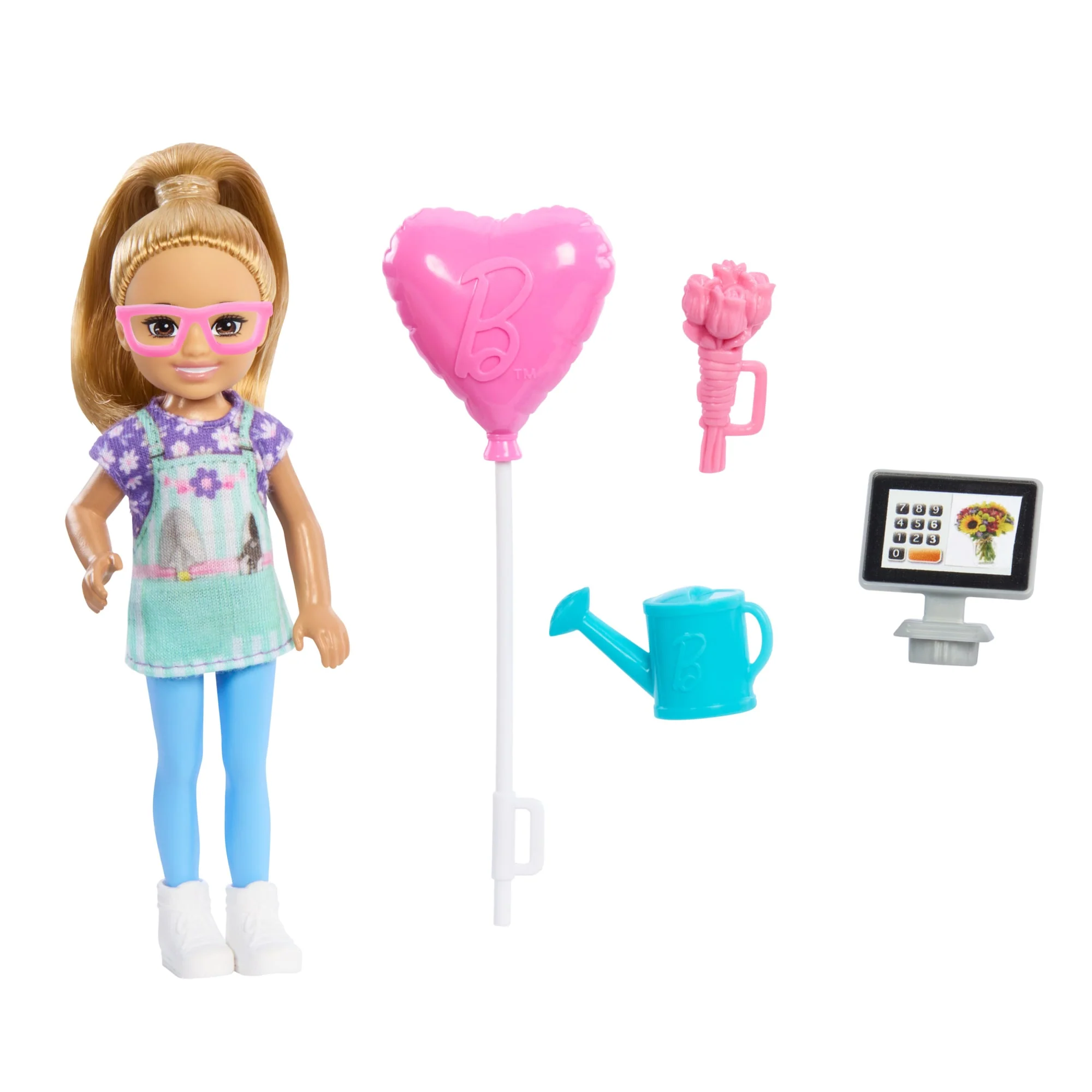 Barbie  Chelsea  Poupée Fleuriste et Accessoires, Blonde - Image 5