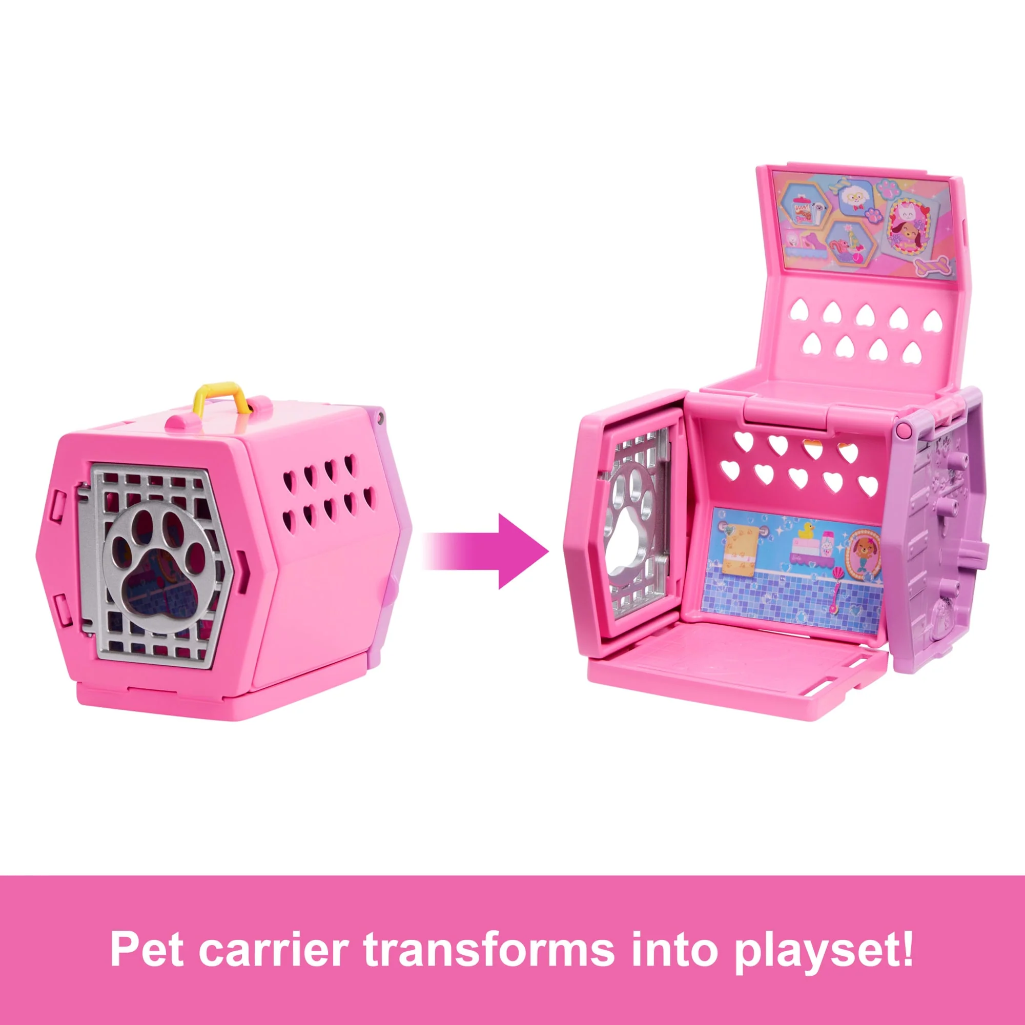Barbie Chelsea Puppy Carrier Playset, Small Doll And Dog Carrier With Puppy Accessories - Image 3