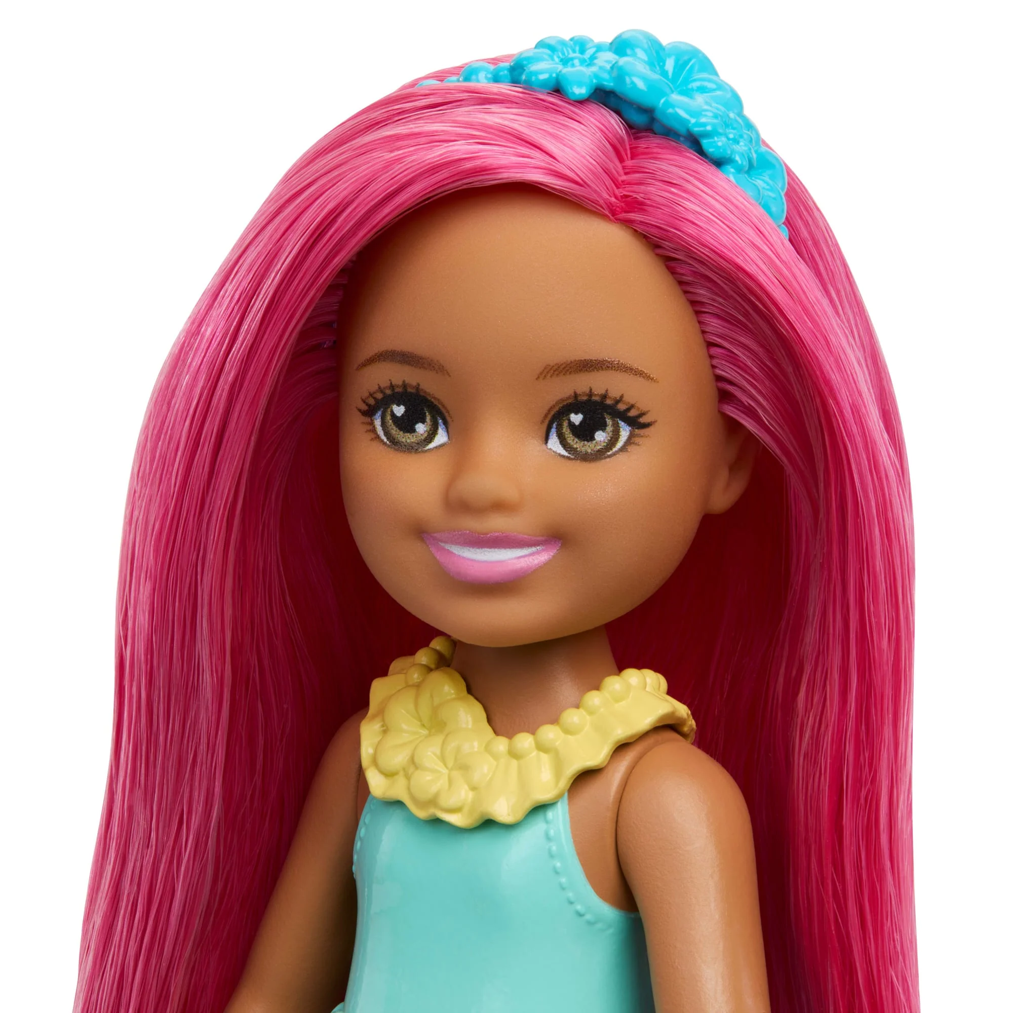 Barbie Chelsea Royal Small Doll With Pink Hair, Removable Skirt, Shoes & Hair Accessory, 6-Inch - Image 2