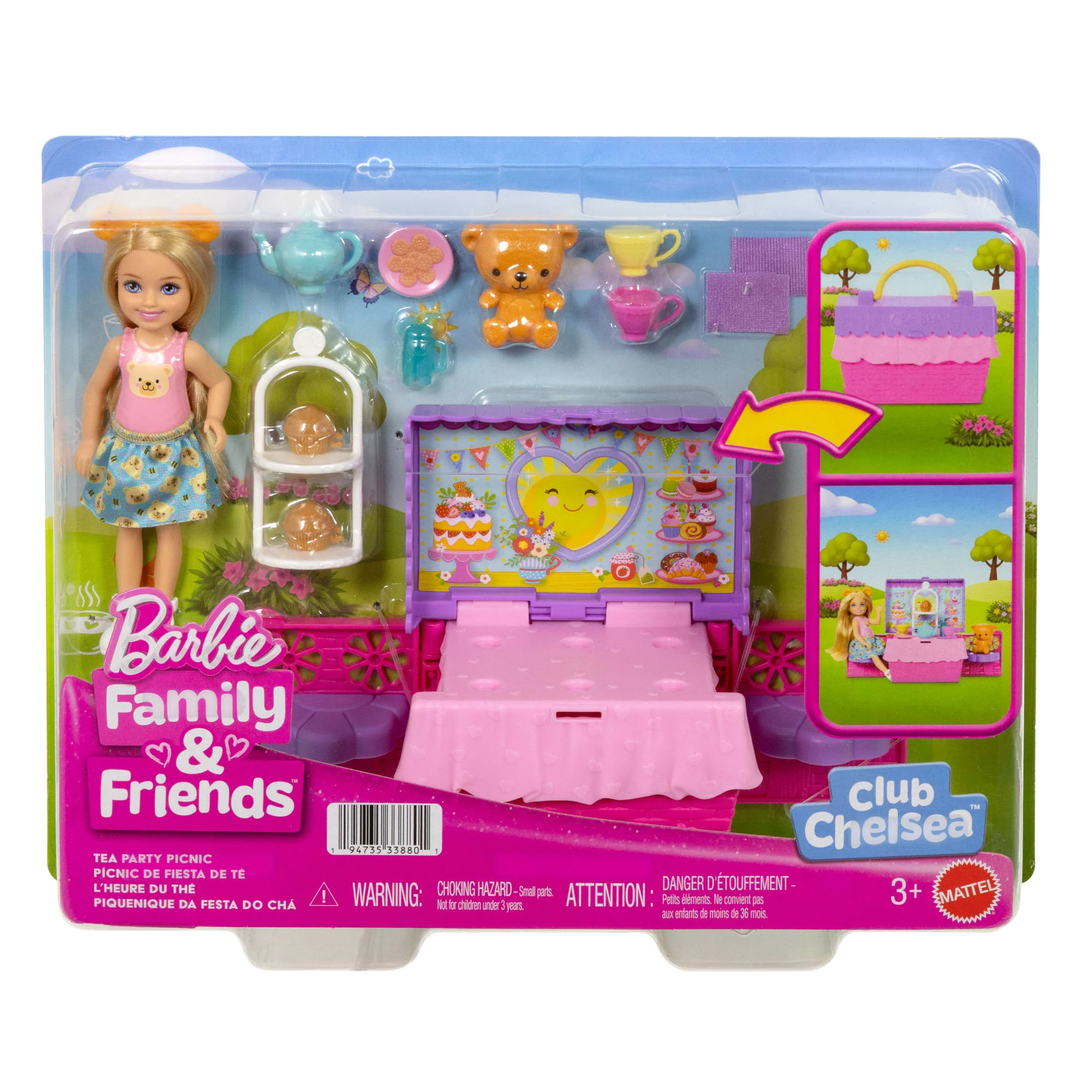 Barbie Chelsea Set de Juego Chelsea Fiesta de Té - Image 6