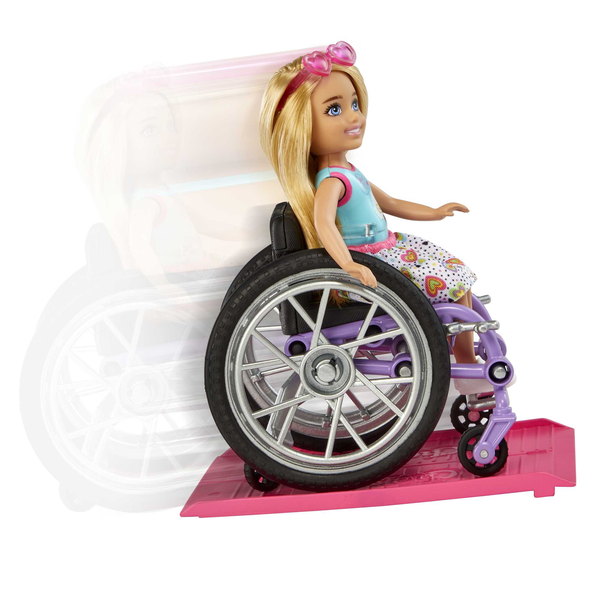 Barbie Chelsea Doll (Blonde) & Wheelchair, Toy For 3 Year Olds & Up - Image 2