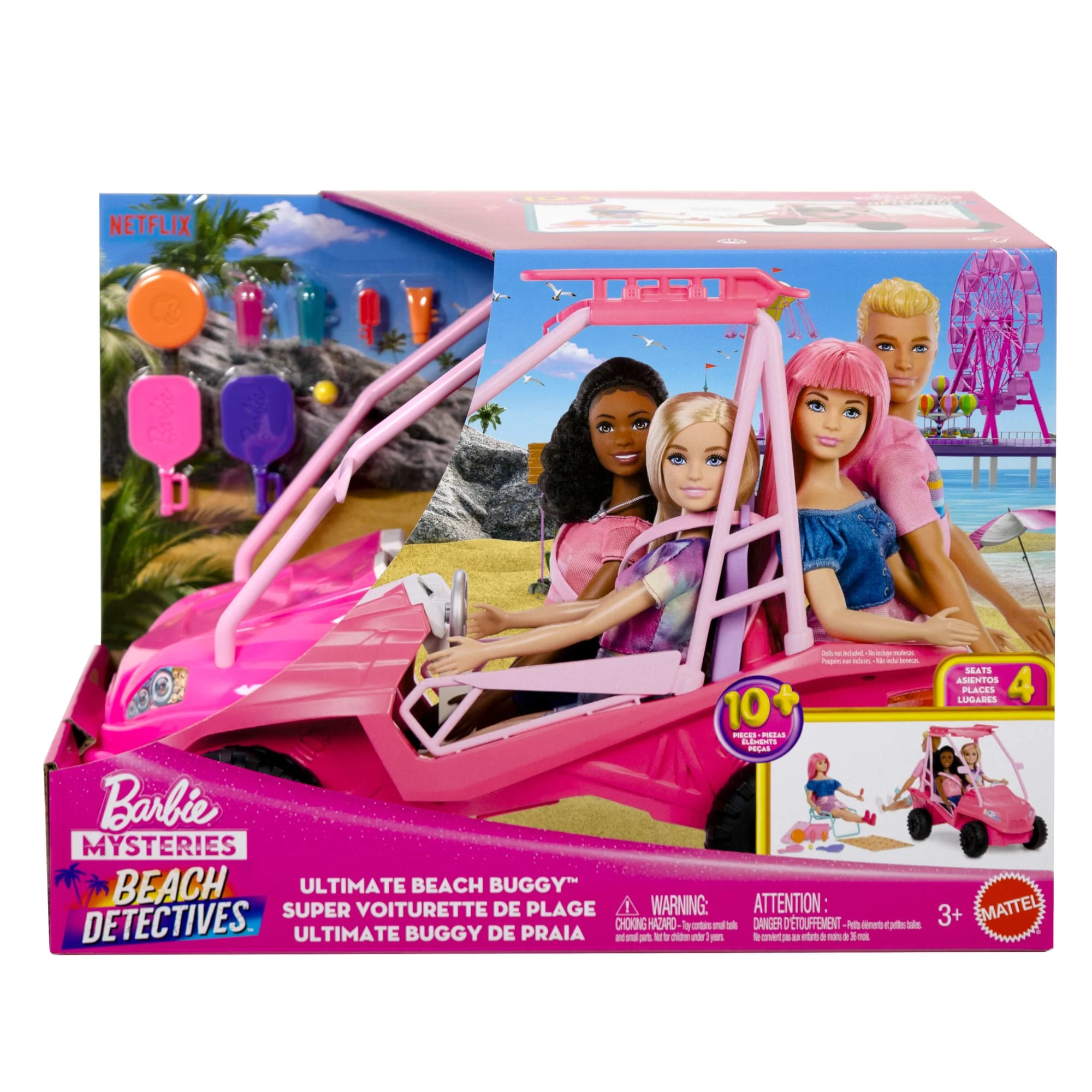 Barbie Coffret Buggy Les Mystères de Barbie: Détectives de Plage - Image 6