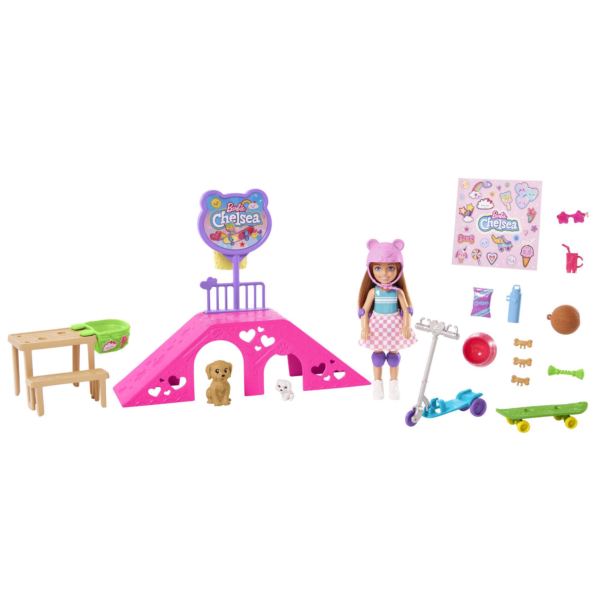 Barbie®-Coffret Chelsea, Coffret Skate-Park Avec Poupée et Accessoires - Image 5