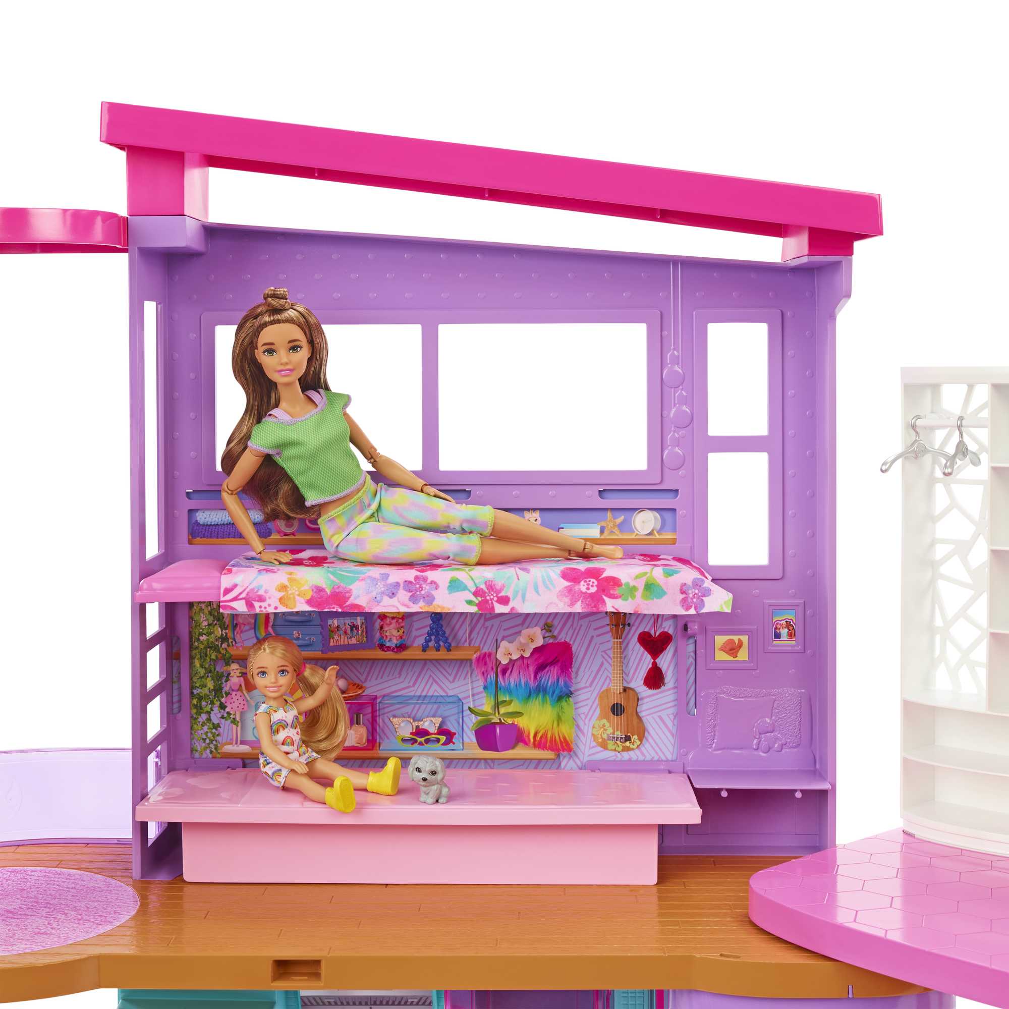 Barbie®  Coffret de Jeu  Maison de Vacances  30+ Éléments, 3+ Ans - Image 3