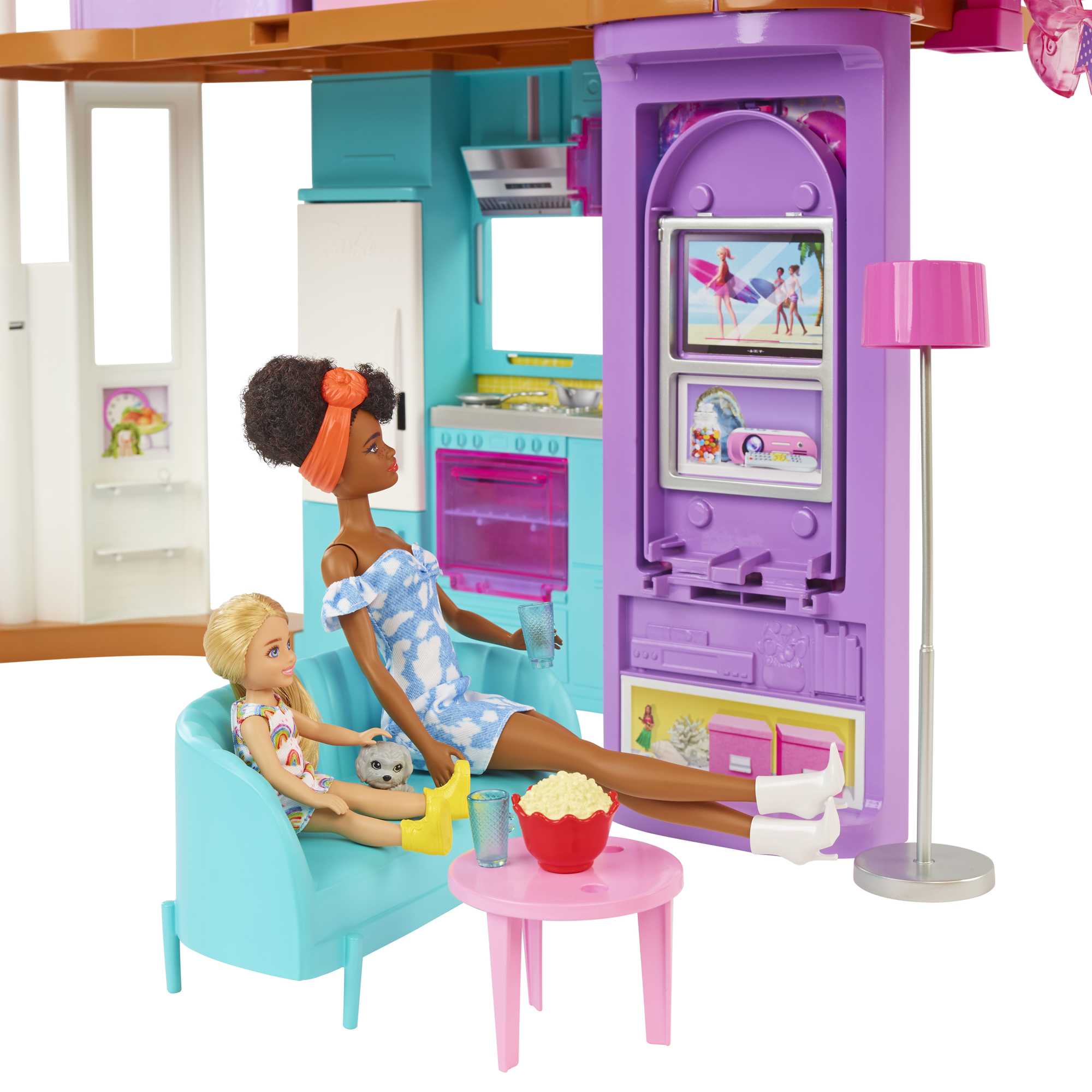 Barbie®  Coffret de Jeu  Maison de Vacances  30+ Éléments, 3+ Ans - Image 4