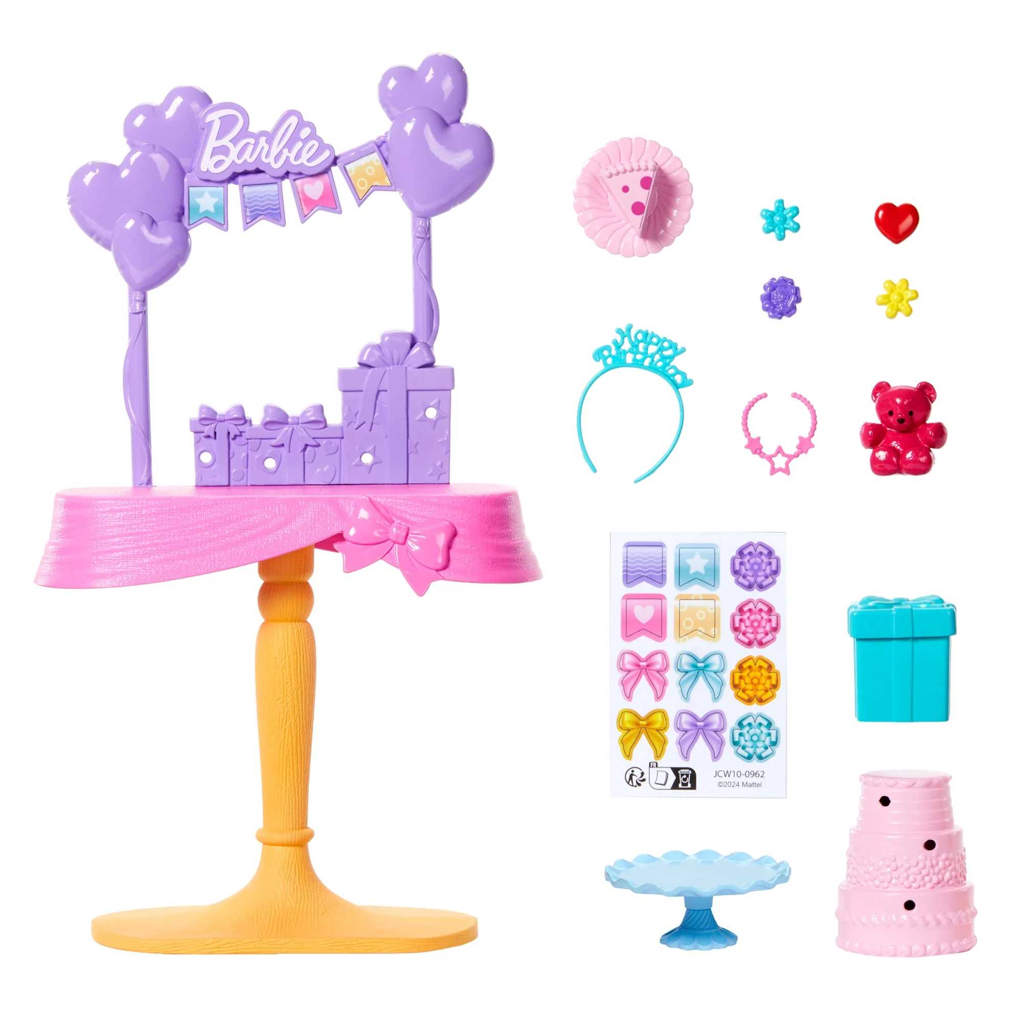 Barbie-Fête D’Anniversaire Barbie World-Coffret  Avec Accessoires - Image 5