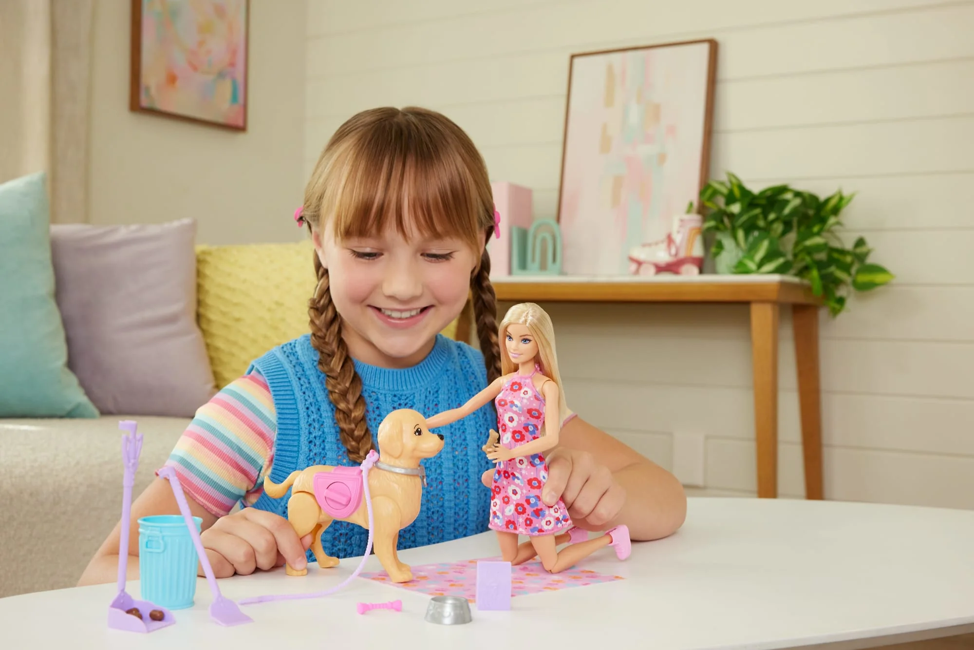 Barbie Coffret “Malibu” et Son Chiot Promenade et Besoins - Image 2
