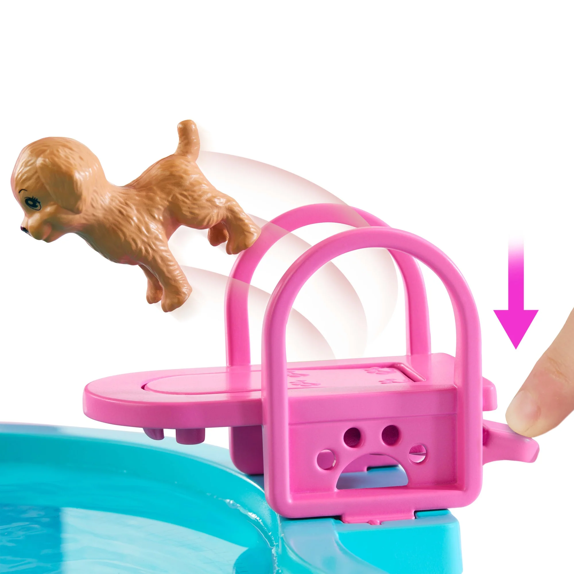 Barbie-Coffret Piscine de Rêve-Toboggan, Jacuzzi, + de 20Accessoires - Image 4