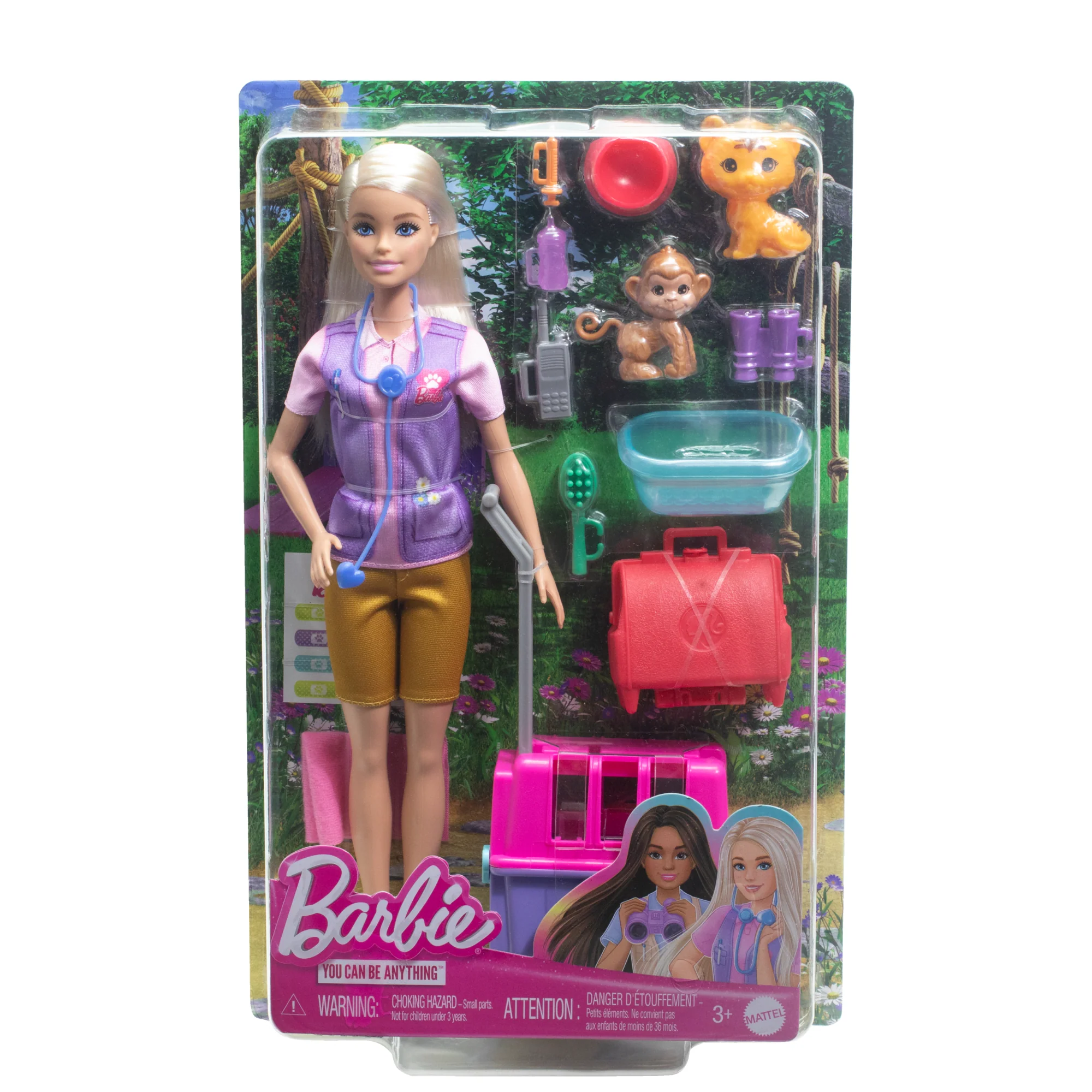 Barbie-Sauvetage D’Animaux-Coffret Poupée Blonde et Accessoires - Image 6