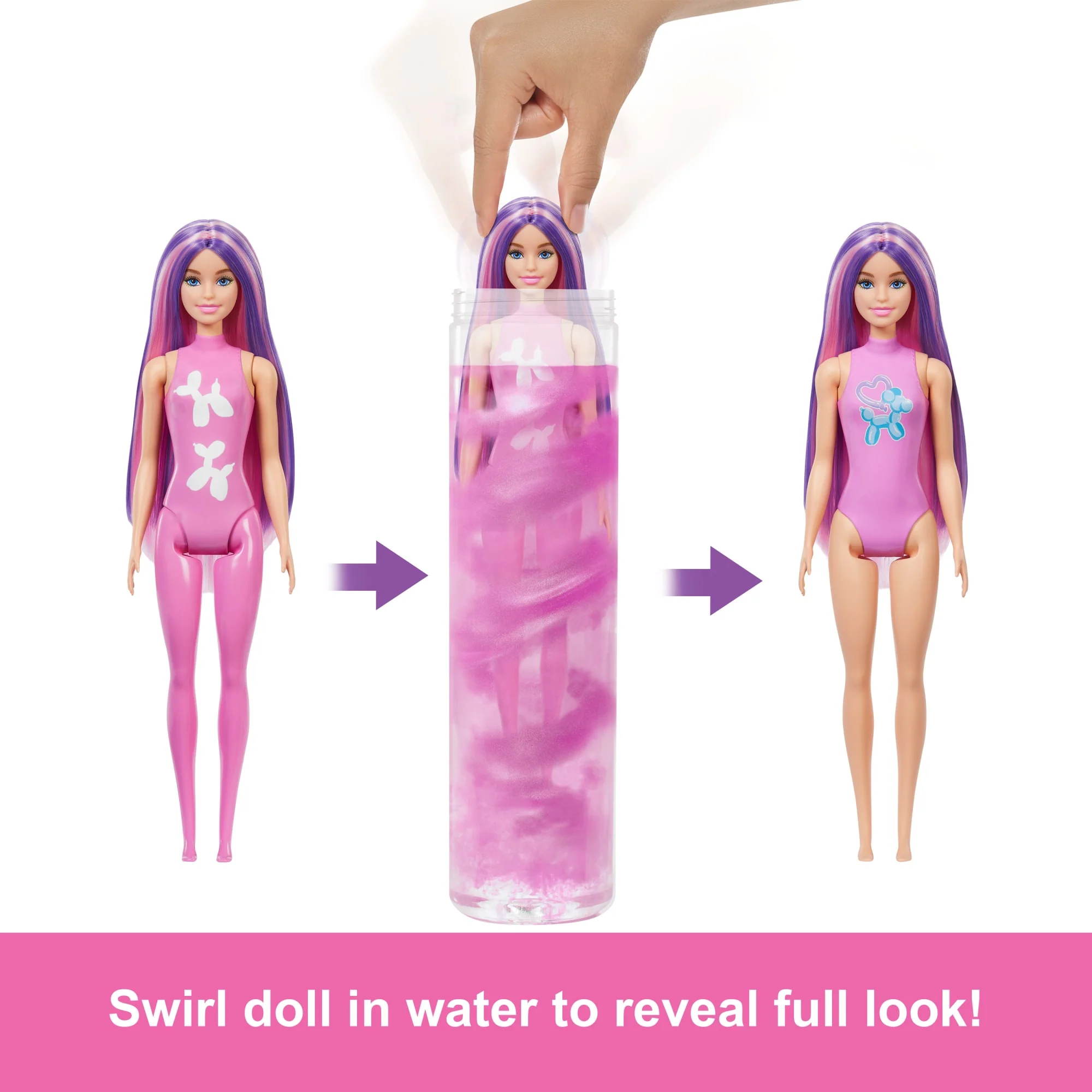 Barbie Color Reveal Balloon Animals Series Doll & Accessories With 6 Surprises - Image 3