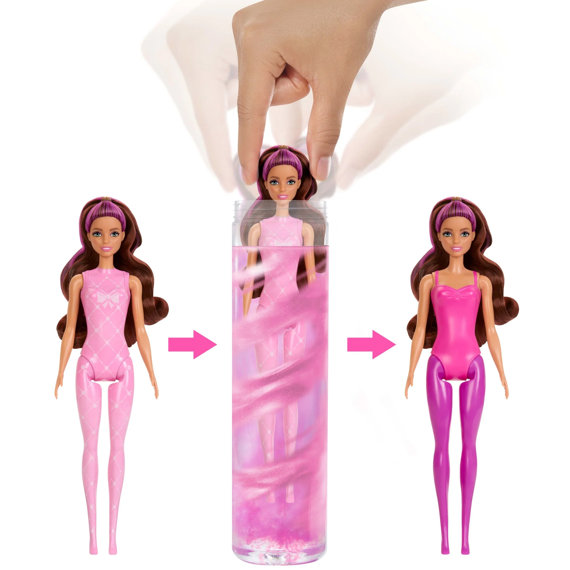 Barbie Color Reveal Ballerina Series Doll & Accessories, 6 Balletcore-inspired Surprises - Image 3