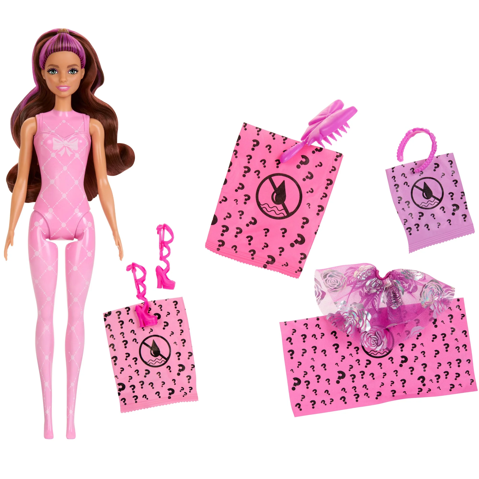 Barbie Color Reveal Ballerina Series Doll & Accessories, 6 Balletcore-inspired Surprises - Image 5
