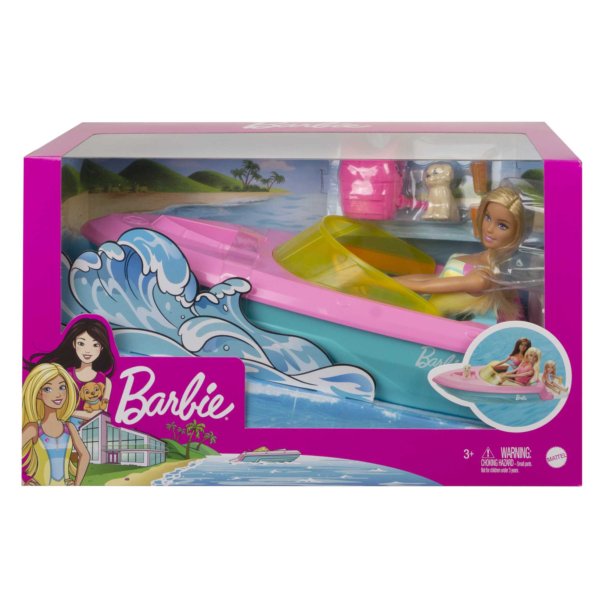 Barbie Conjunto de Brinquedo Barco aquático com Boneca - Image 5