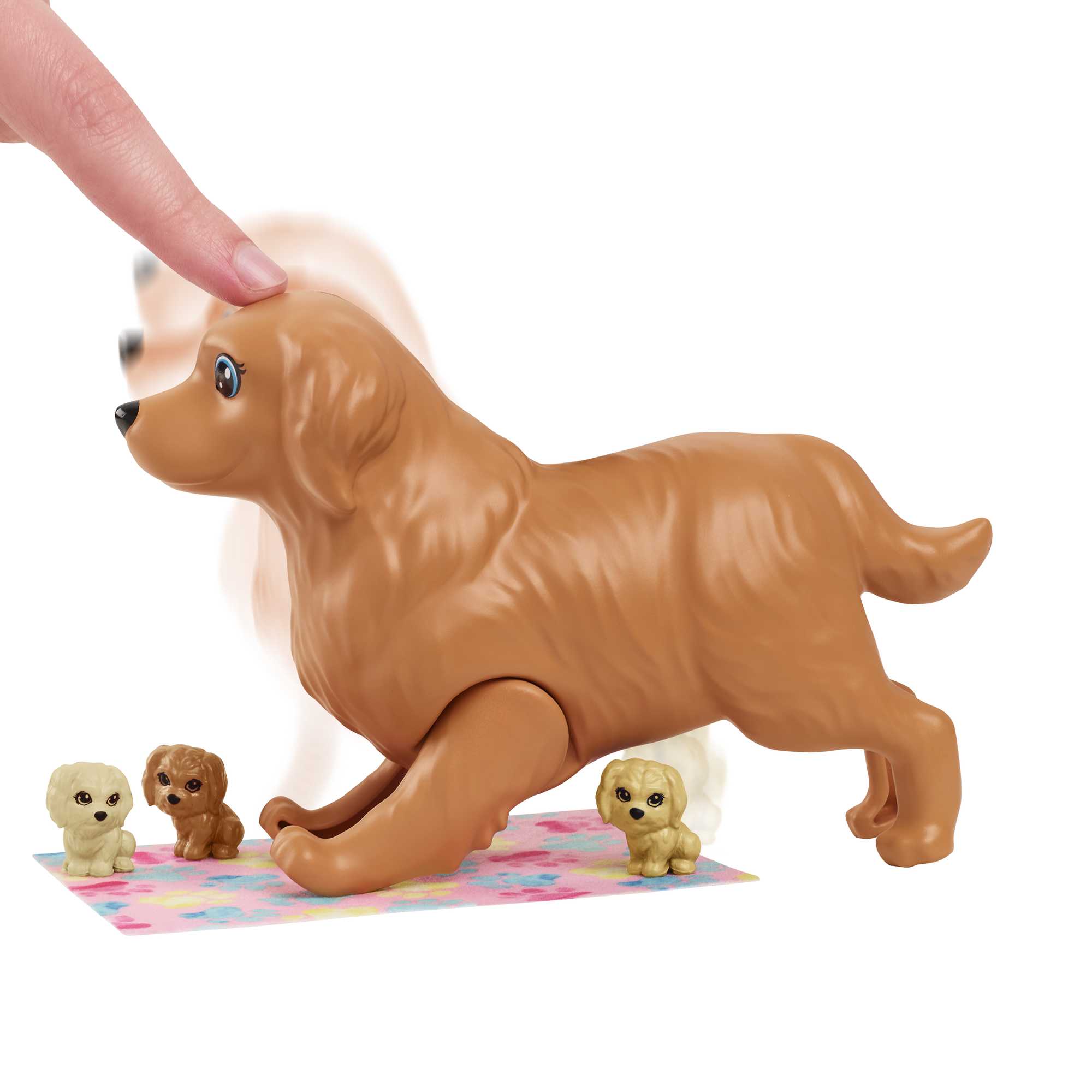 Barbie Conjunto de Brinquedo Cachorrinhos Recém-Nascidos Vestido Xadrez - Image 3