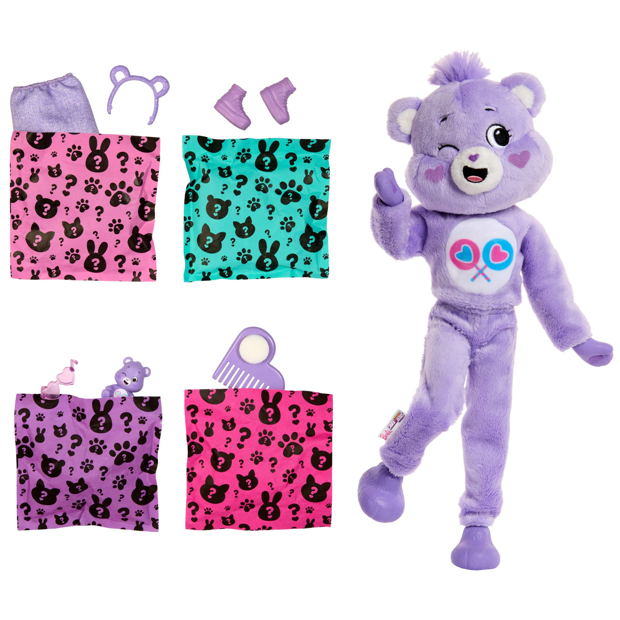 Barbie  Cutie Reveal  Care Bears  Poupée et Acc.  Costume Égalours - Image 3