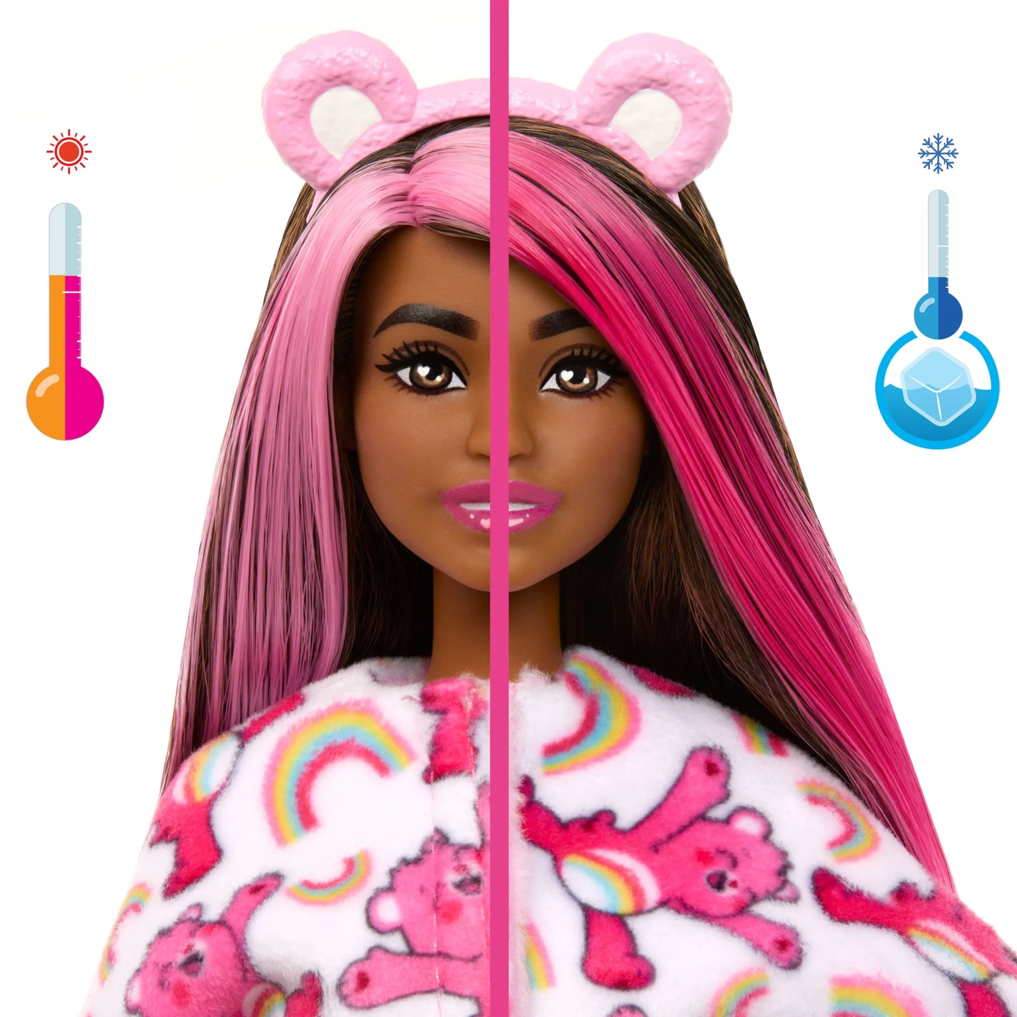Barbie Cutie Reveal Care Bears Poupée et Acc. Costume Gailourson - Image 4
