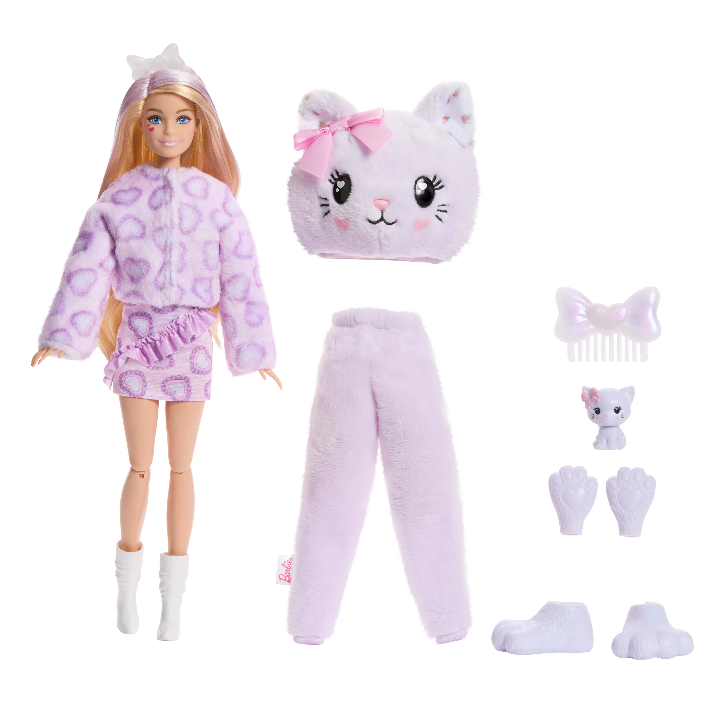 Barbie Cutie Reveal Muñeca barbie cuties reveal lazos dulces morado - Image 6
